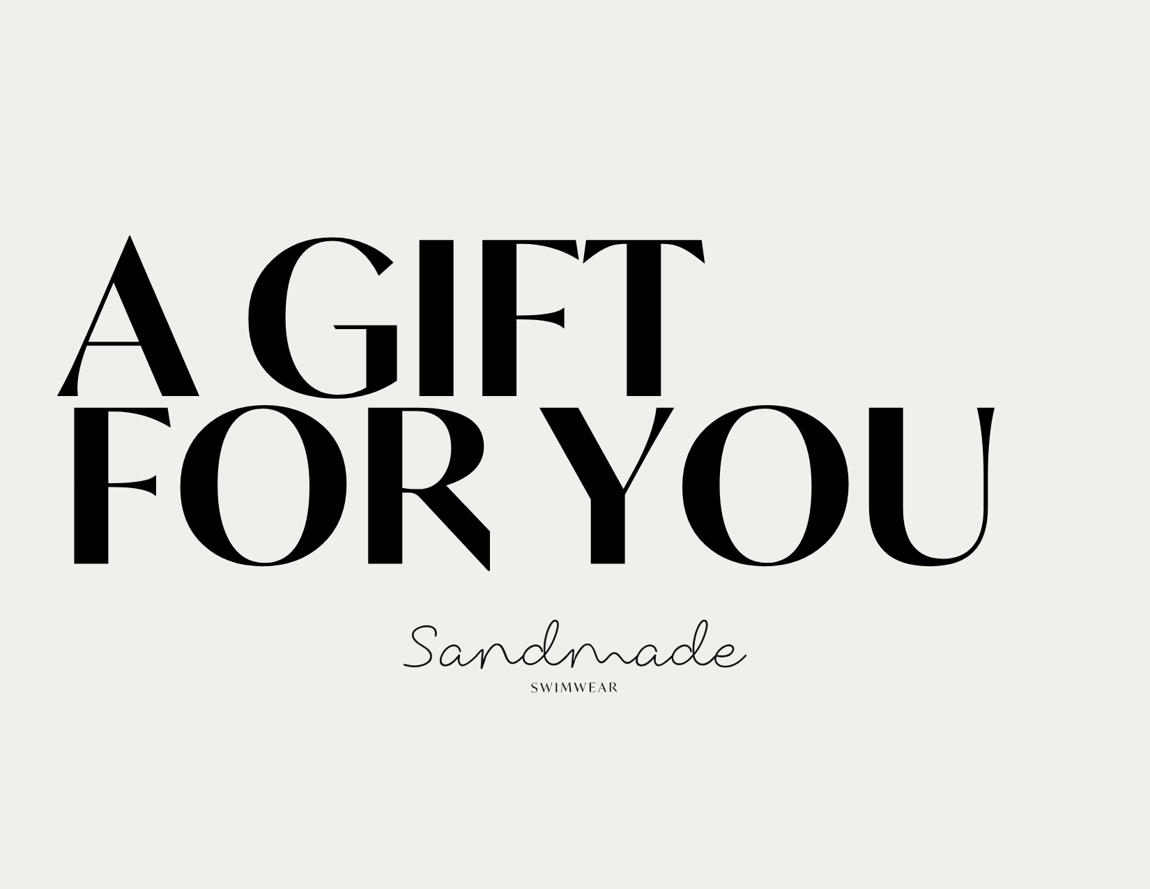 Gift Card Sandmade