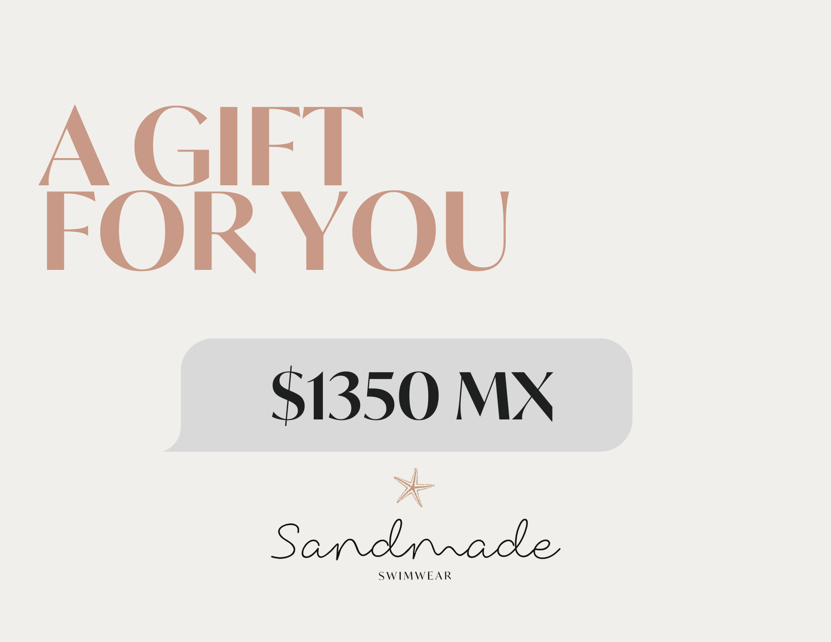 Gift Card Sandmade
