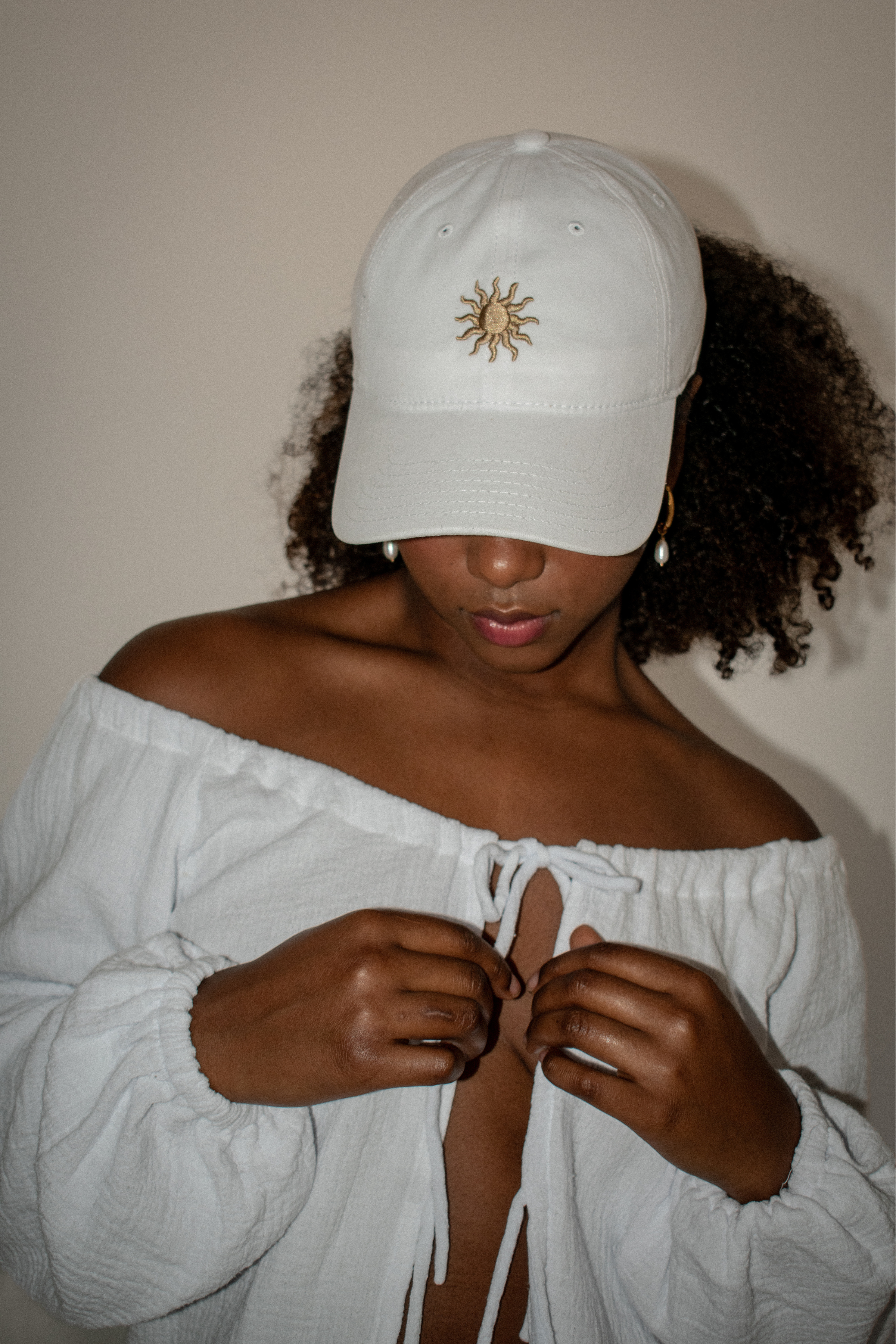 Gorra de Algodón Gota de Sol