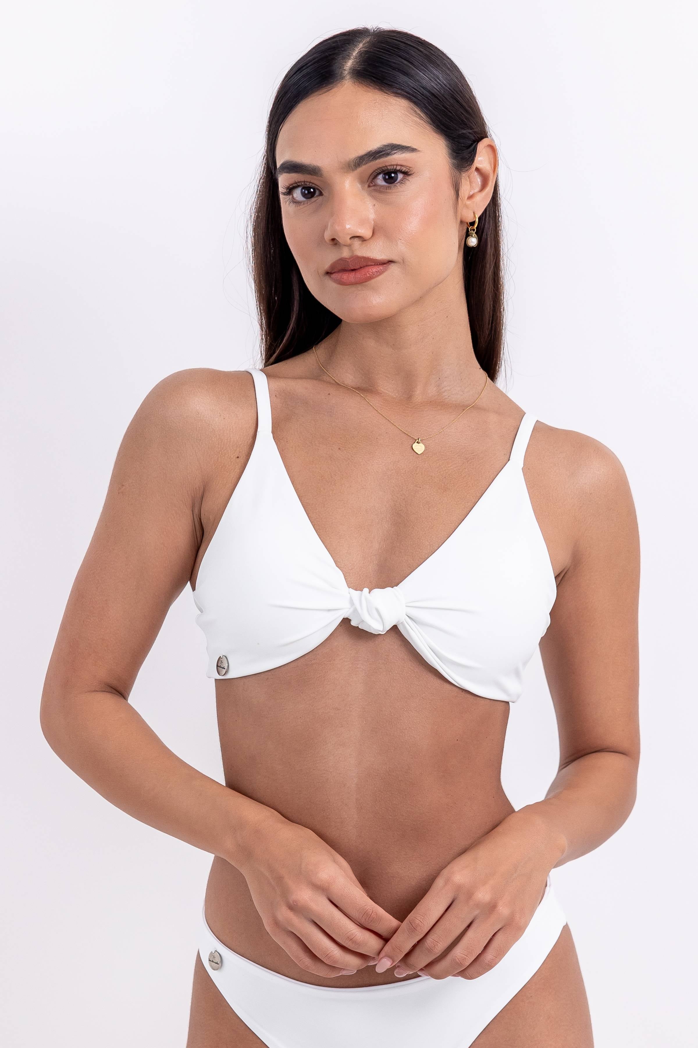 Top de Bikini Alana con Nudo Sandmade