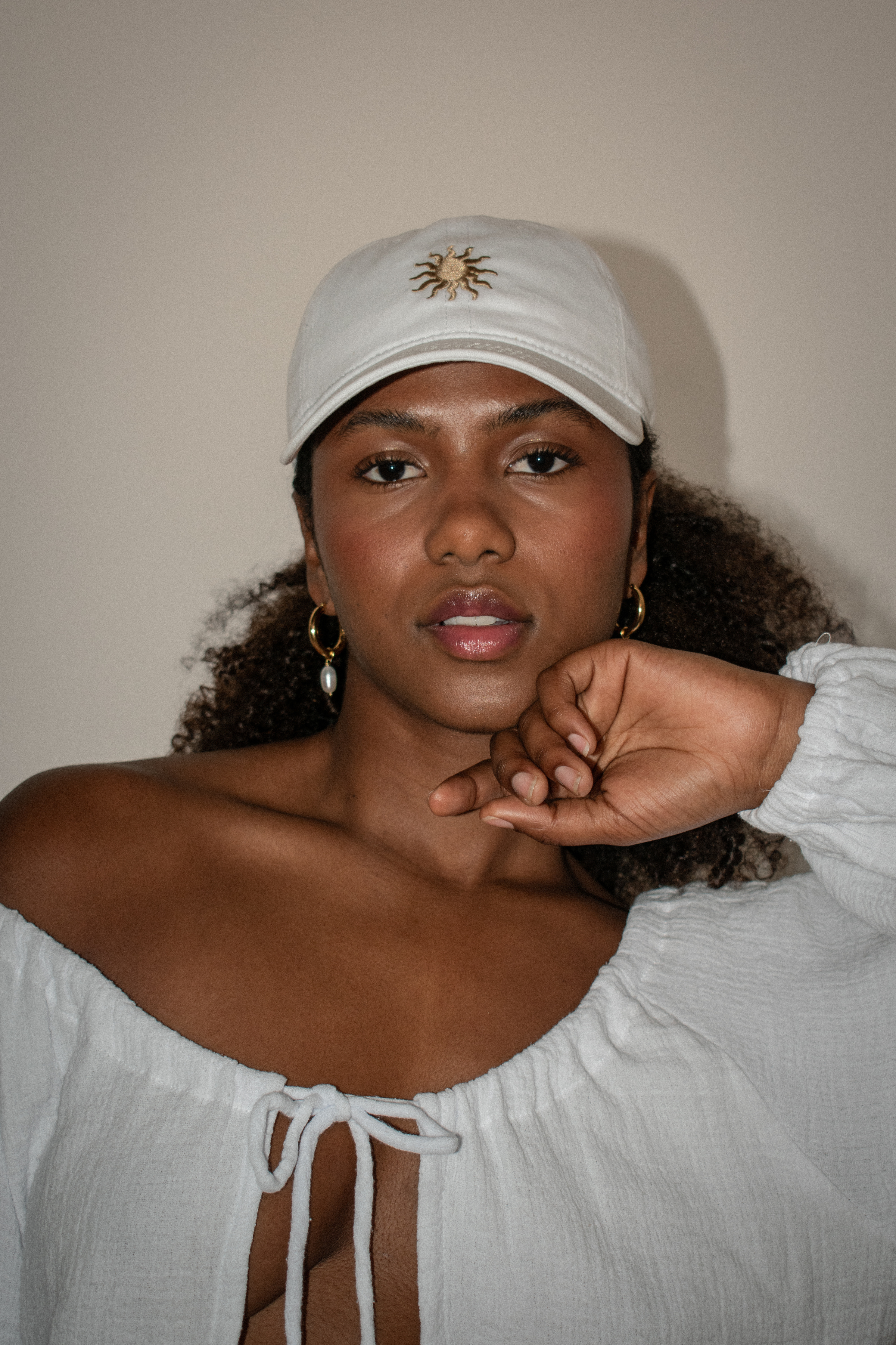 Gorra de Algodón Gota de Sol