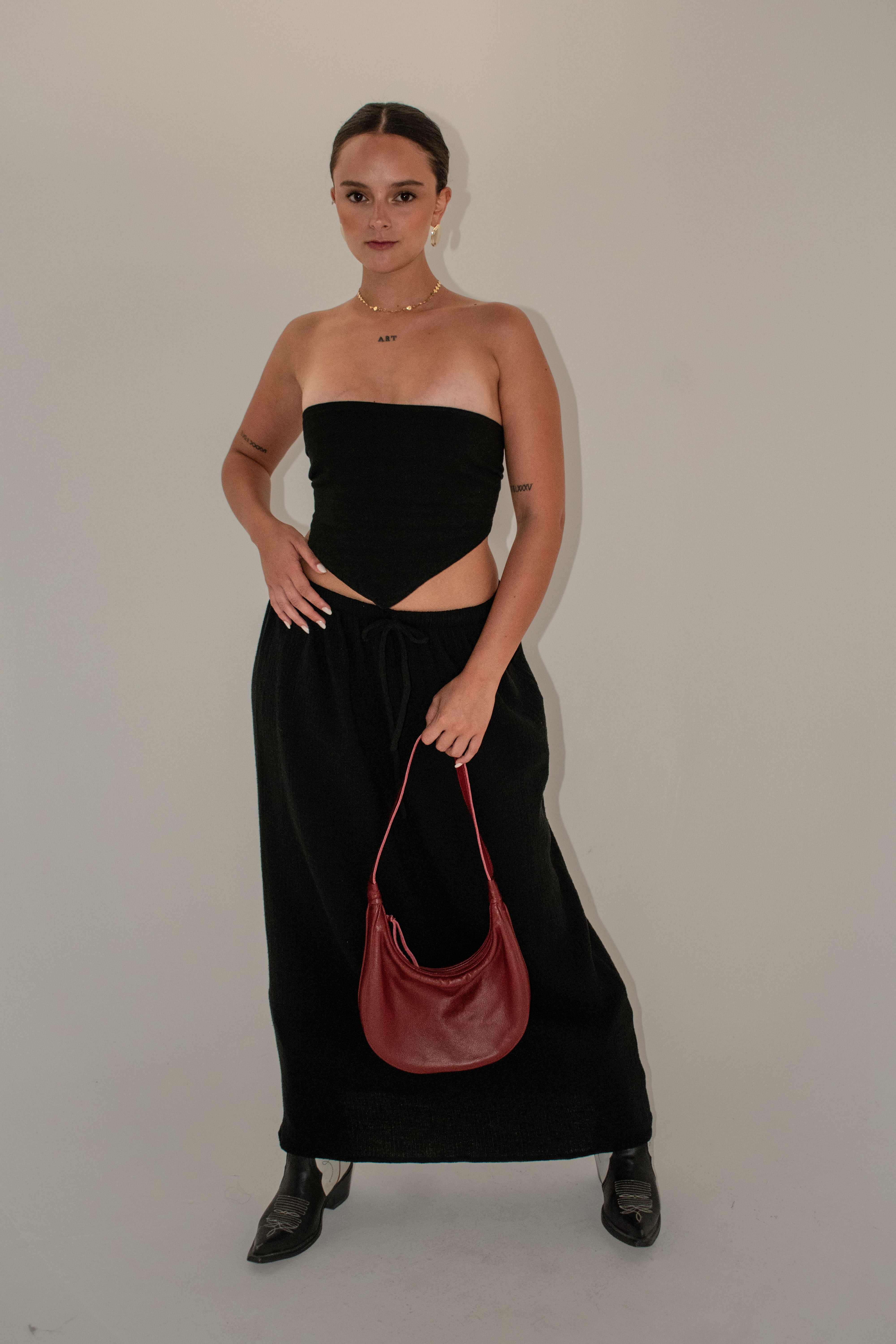 Kiin Long Flowing Cotton Skirt