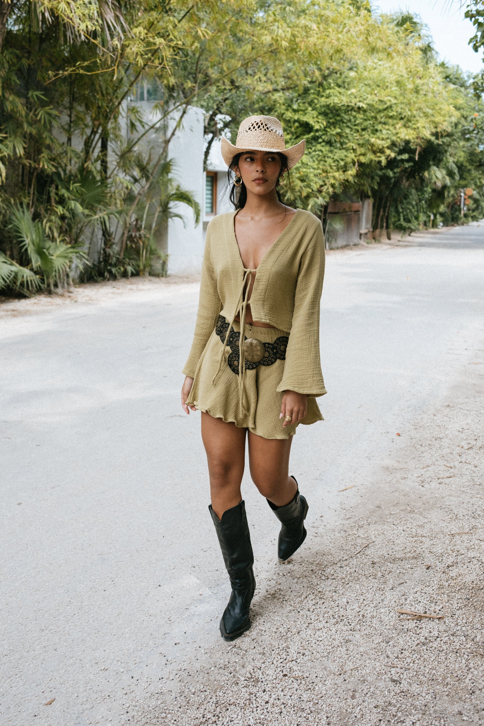 Set Blusa Atardecer con Falda Oriana