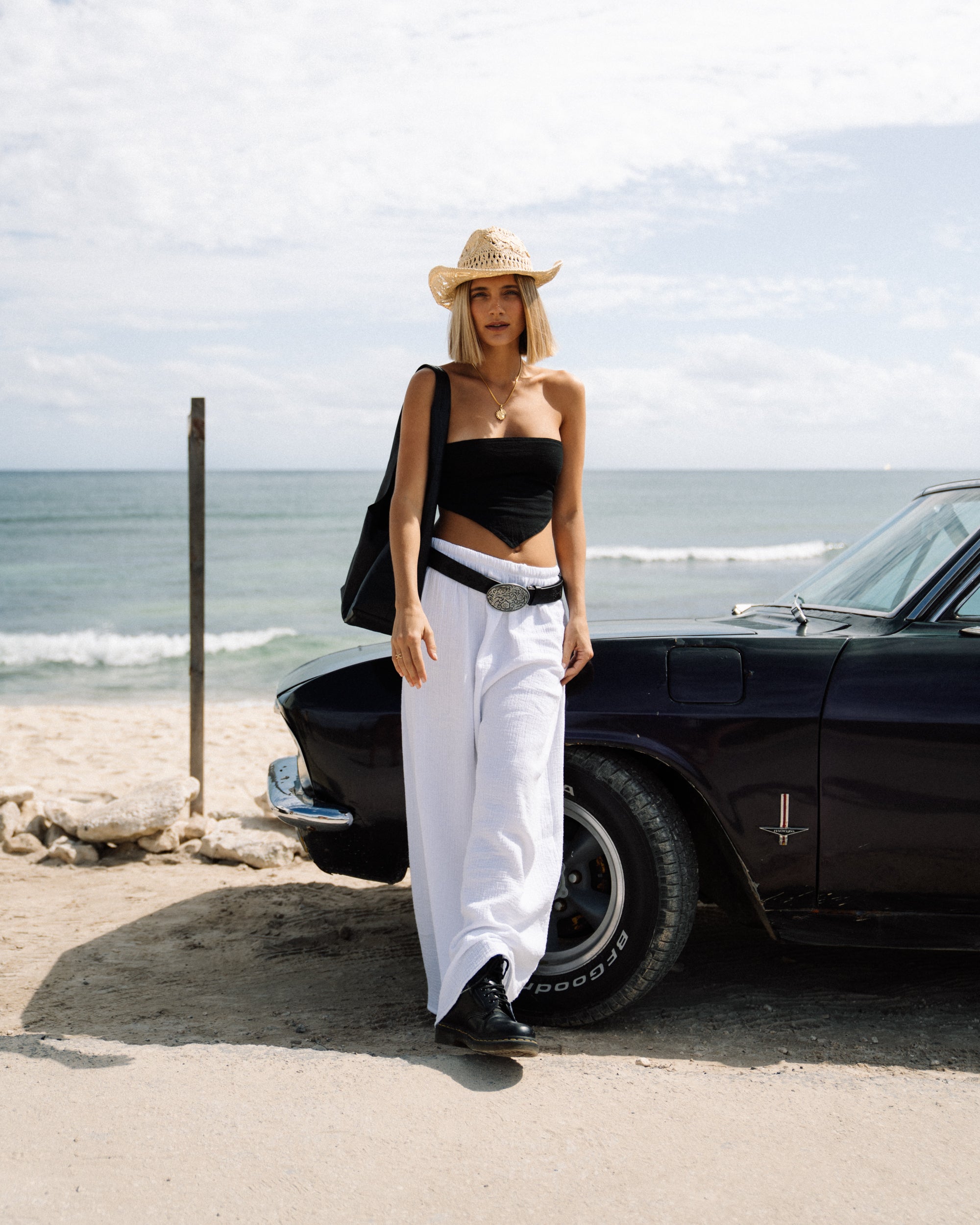 Kiin Long Flowing Cotton Skirt