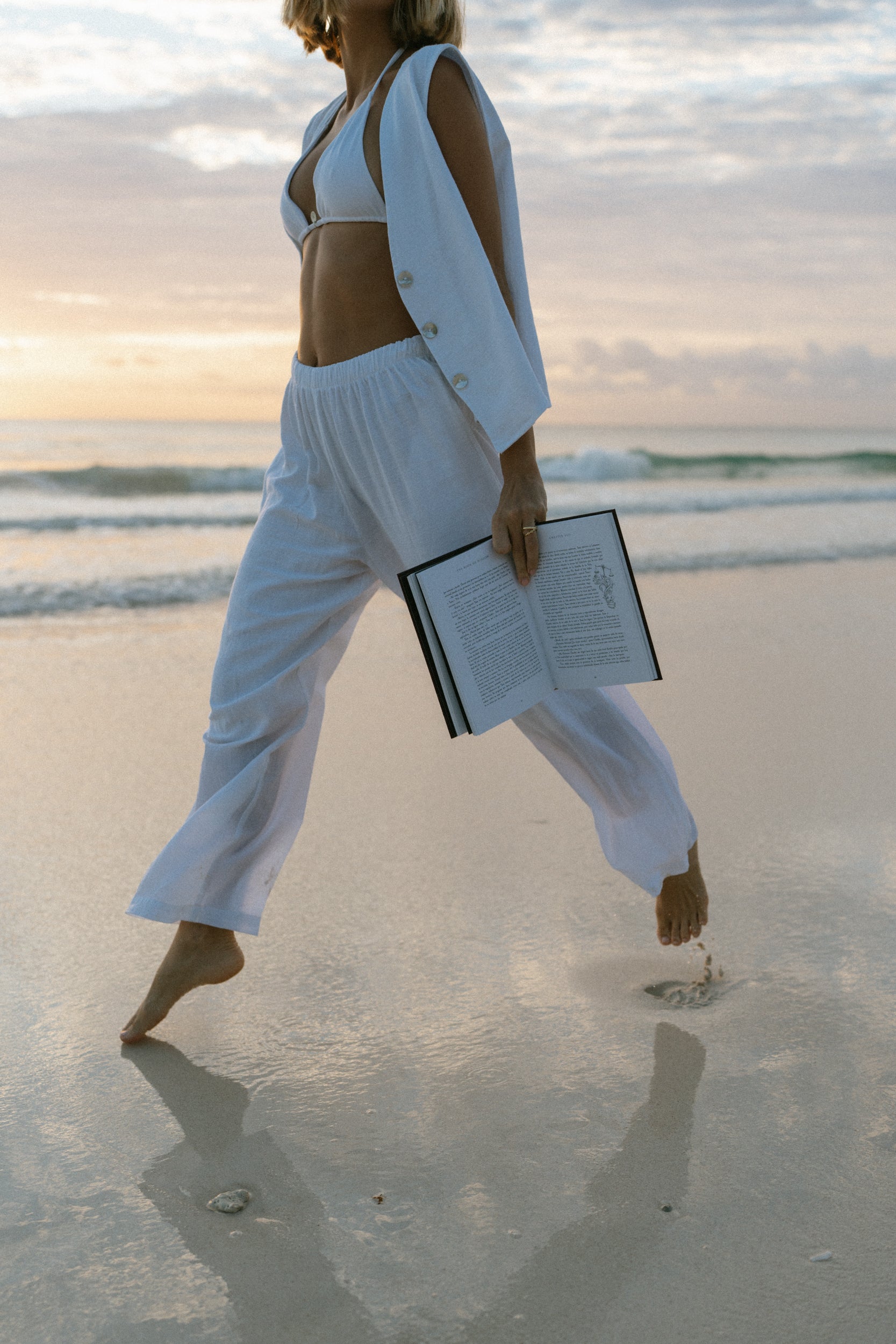 Pantalón Serena de Lino Holgado