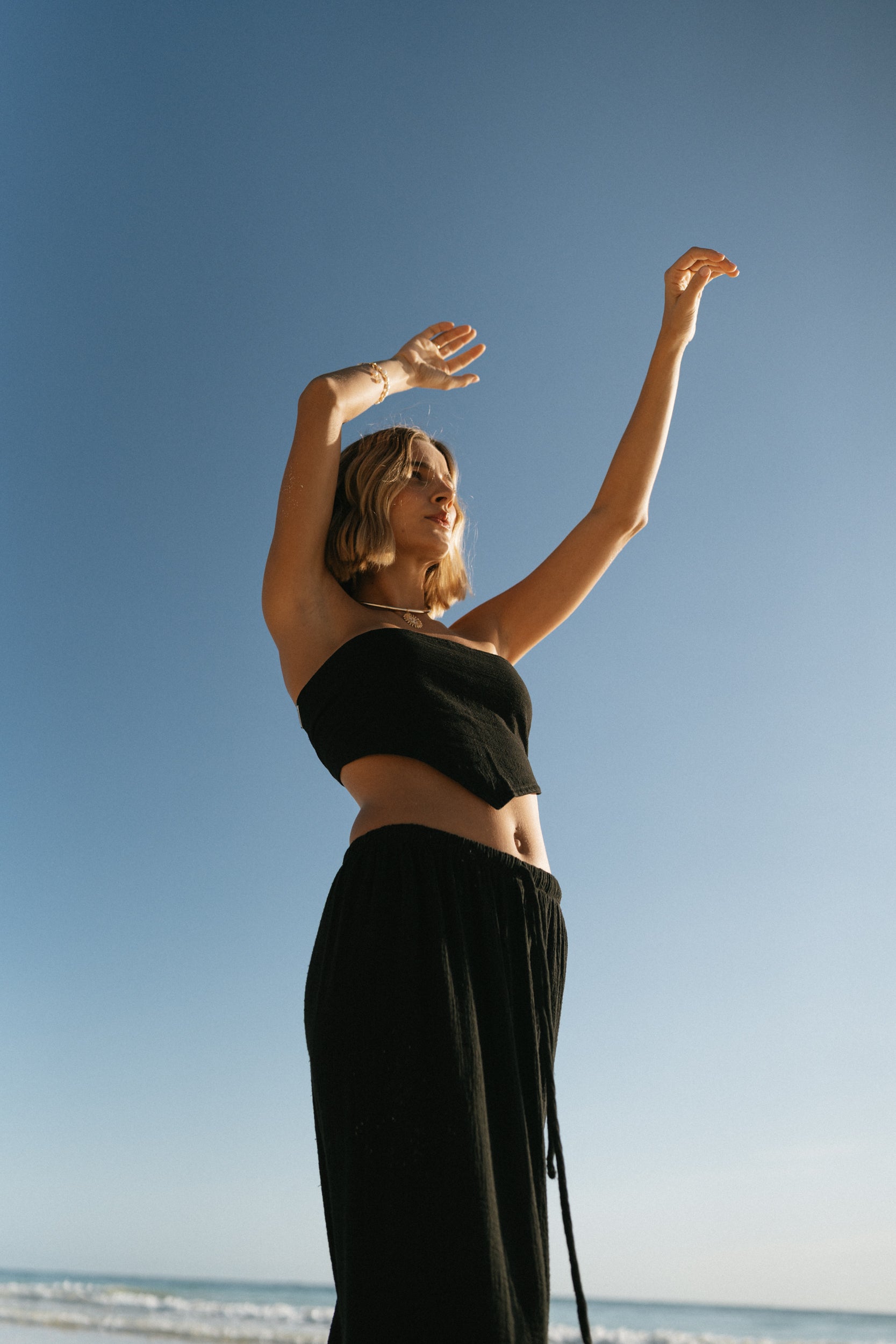 Amalia Strapless Top and Kiin Long Skirt Set