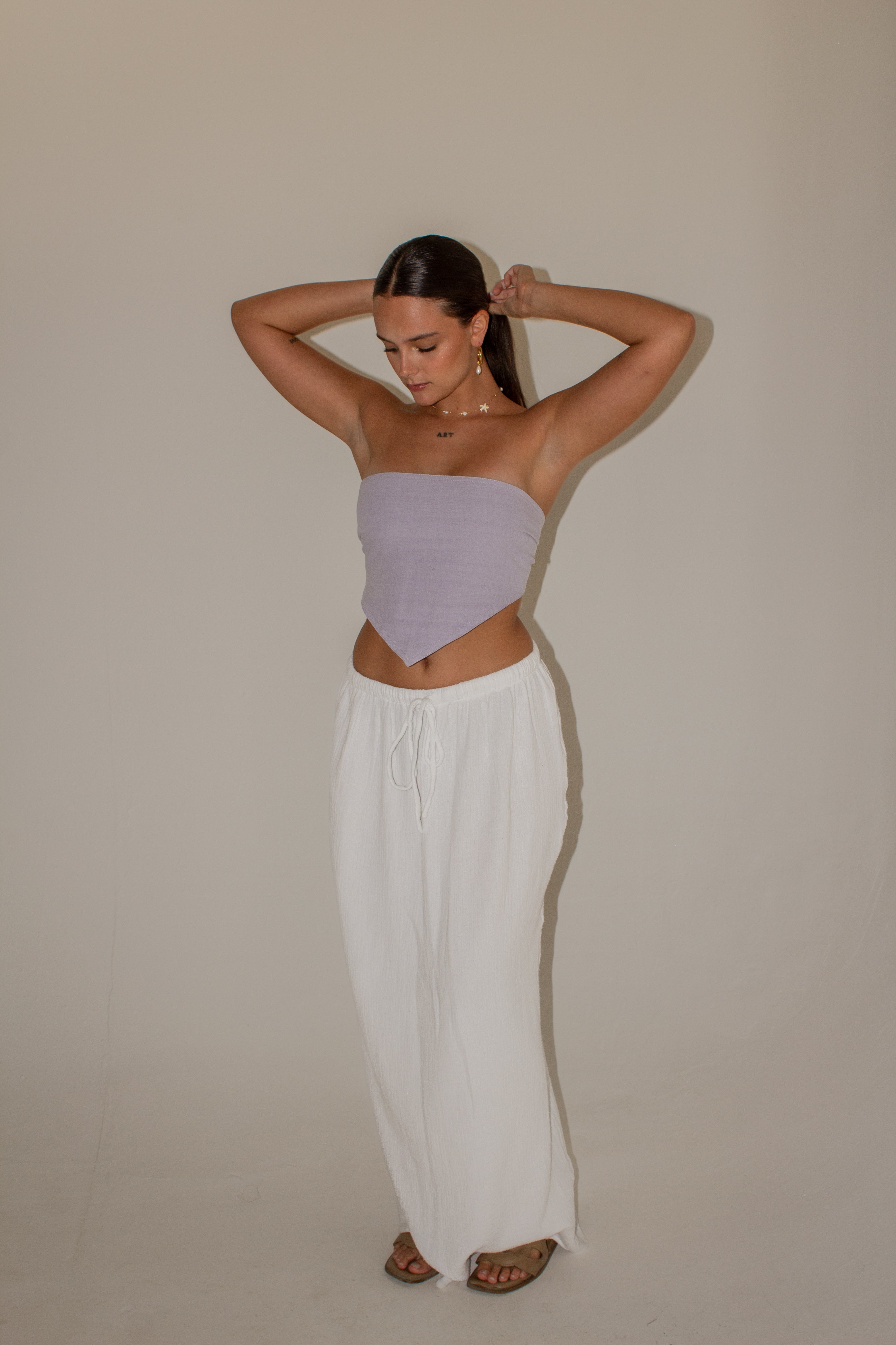 Kiin Long Flowing Cotton Skirt