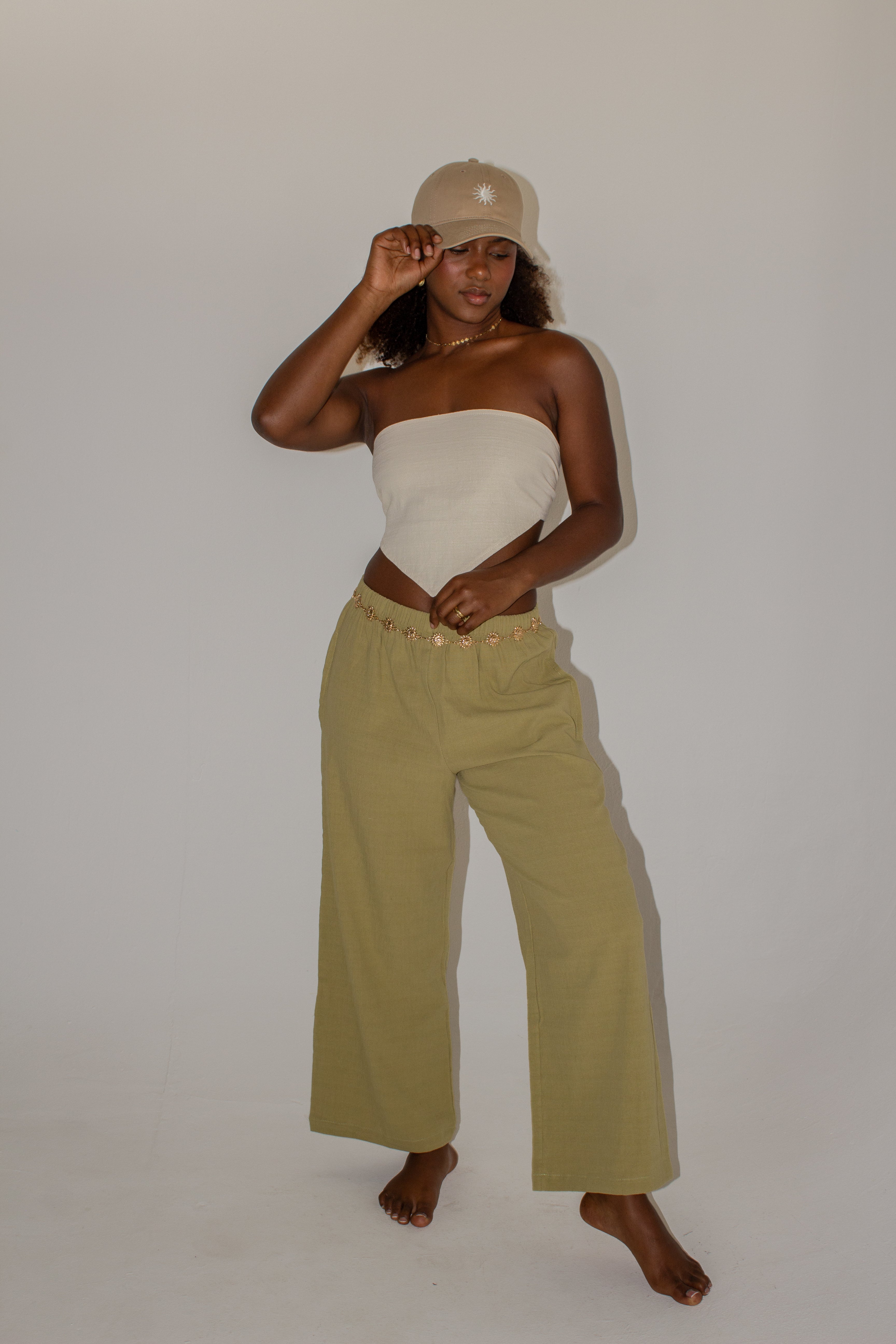 Pantalón Serena de Lino Holgado