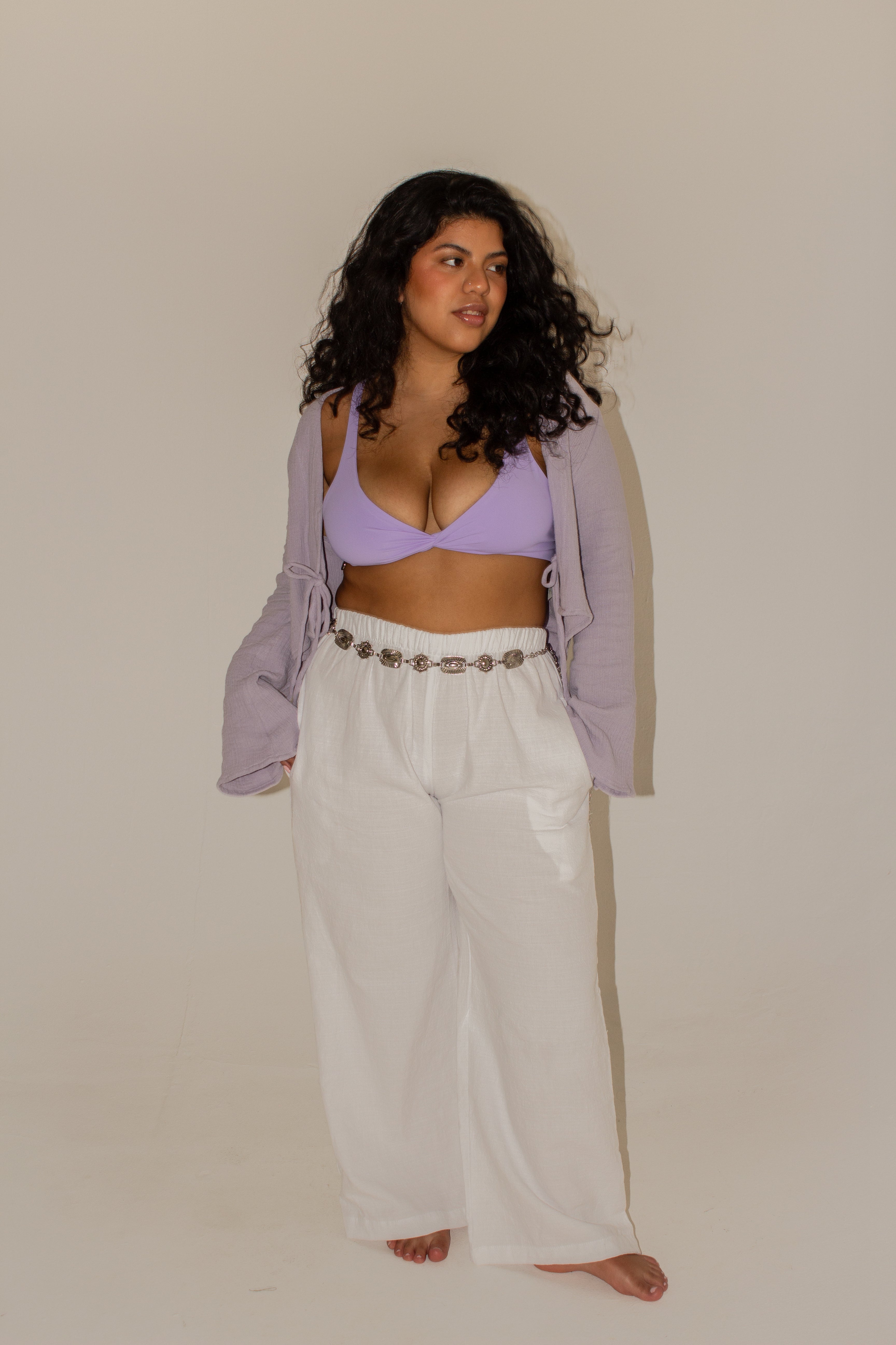 Pantalón Serena de Lino Holgado