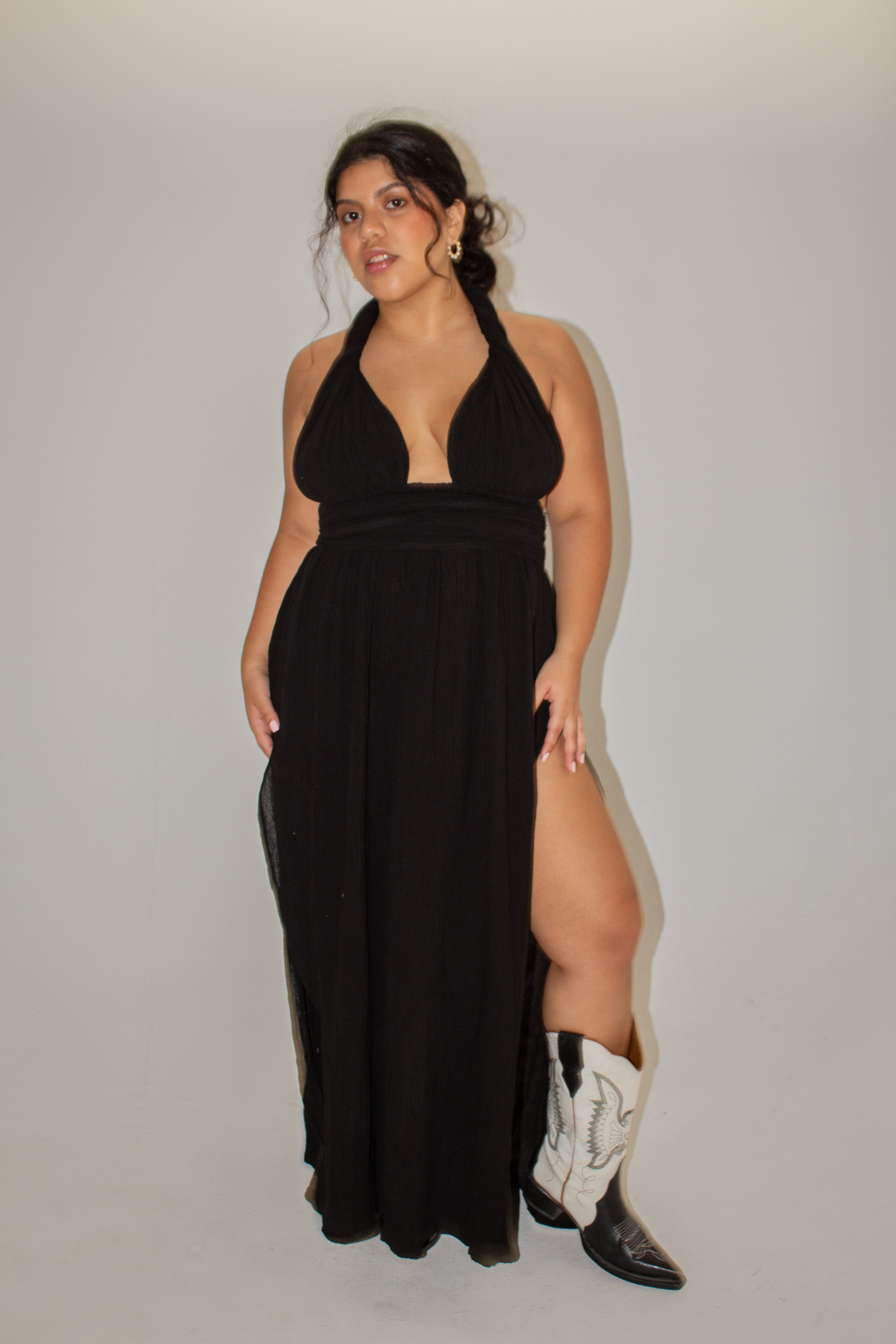 Coba Cotton Dress with Adjustable Straps