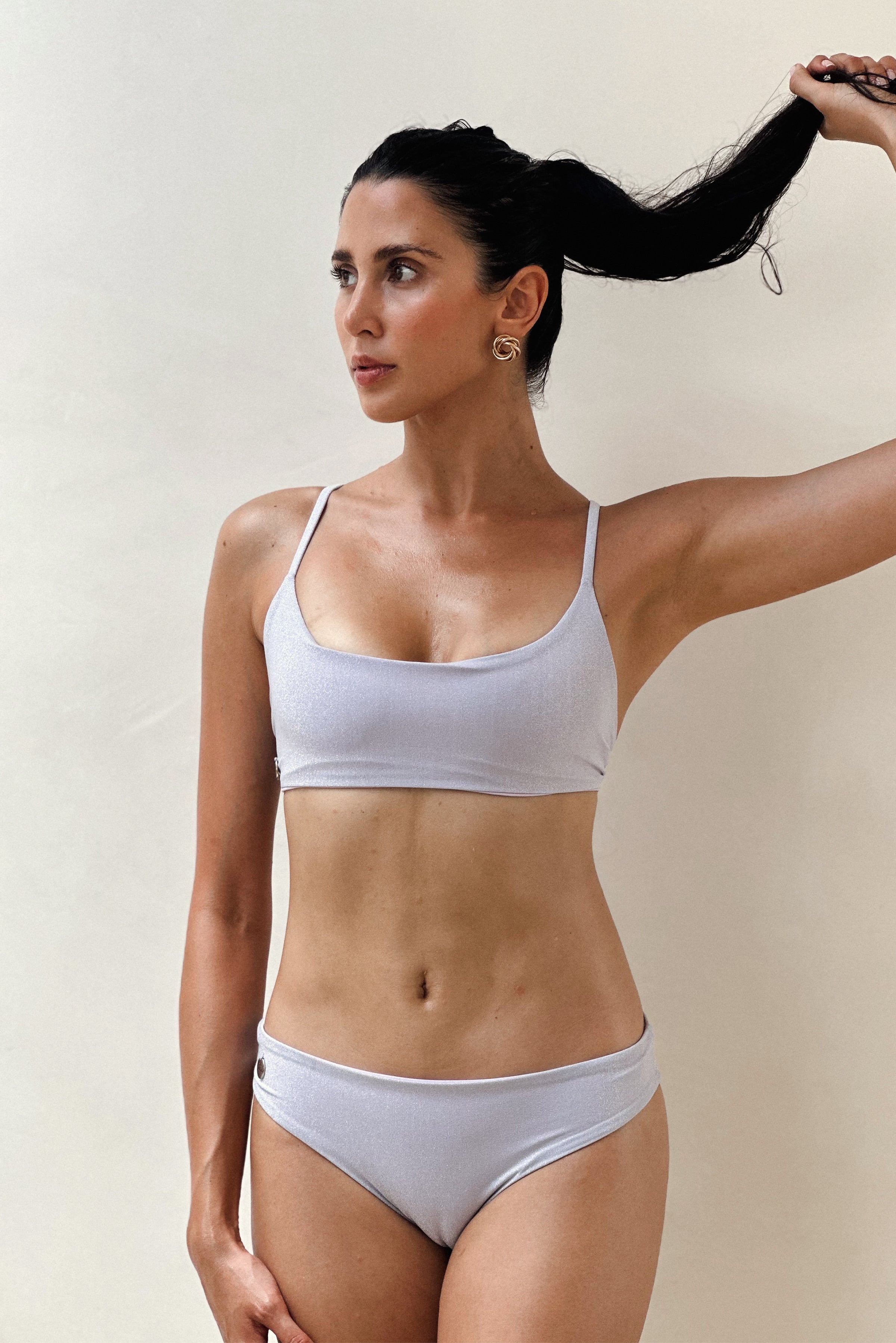 Fer Bikini Top with Glitter "Tropical Shine"