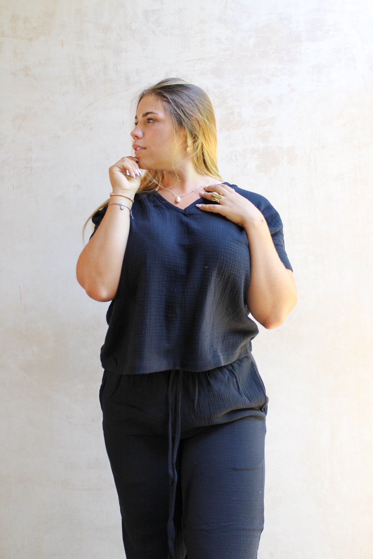 Blusa Lara Bambilina con Escote en V