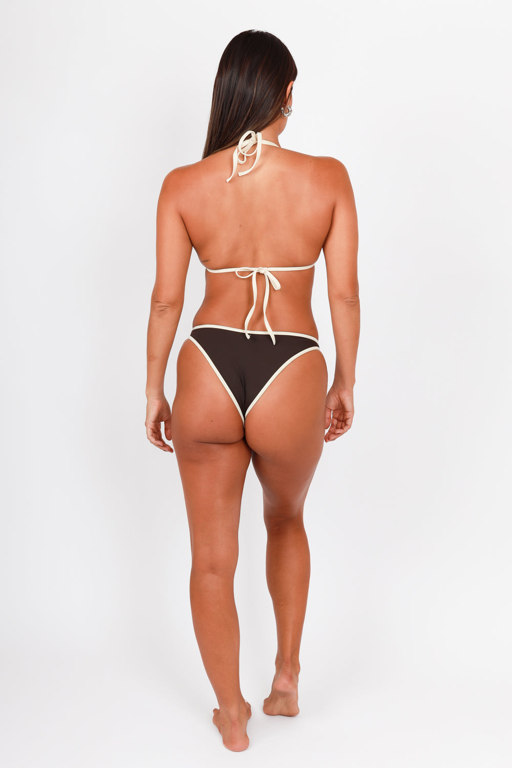 Set de Bikini Top Olivo con Bottom Aceituna