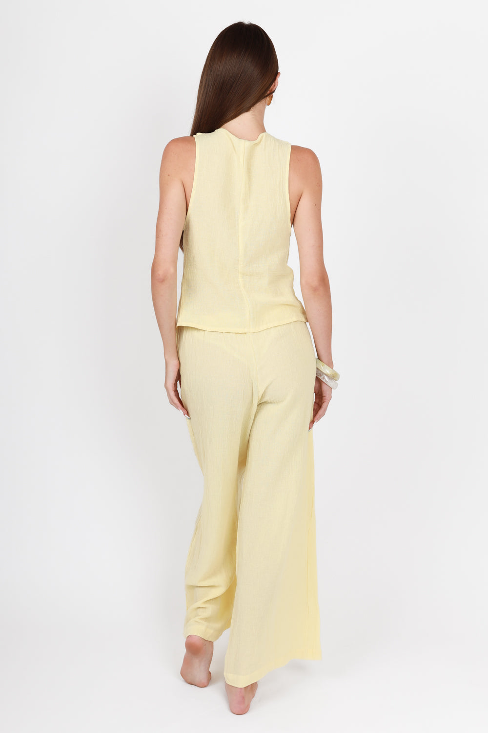 Chaleco Agua con Olanes al Frente