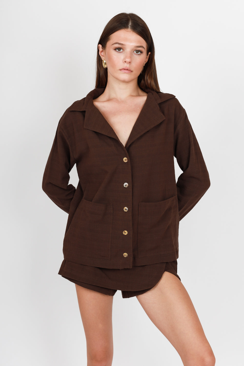 Blazer Montaña Oversized con Botones