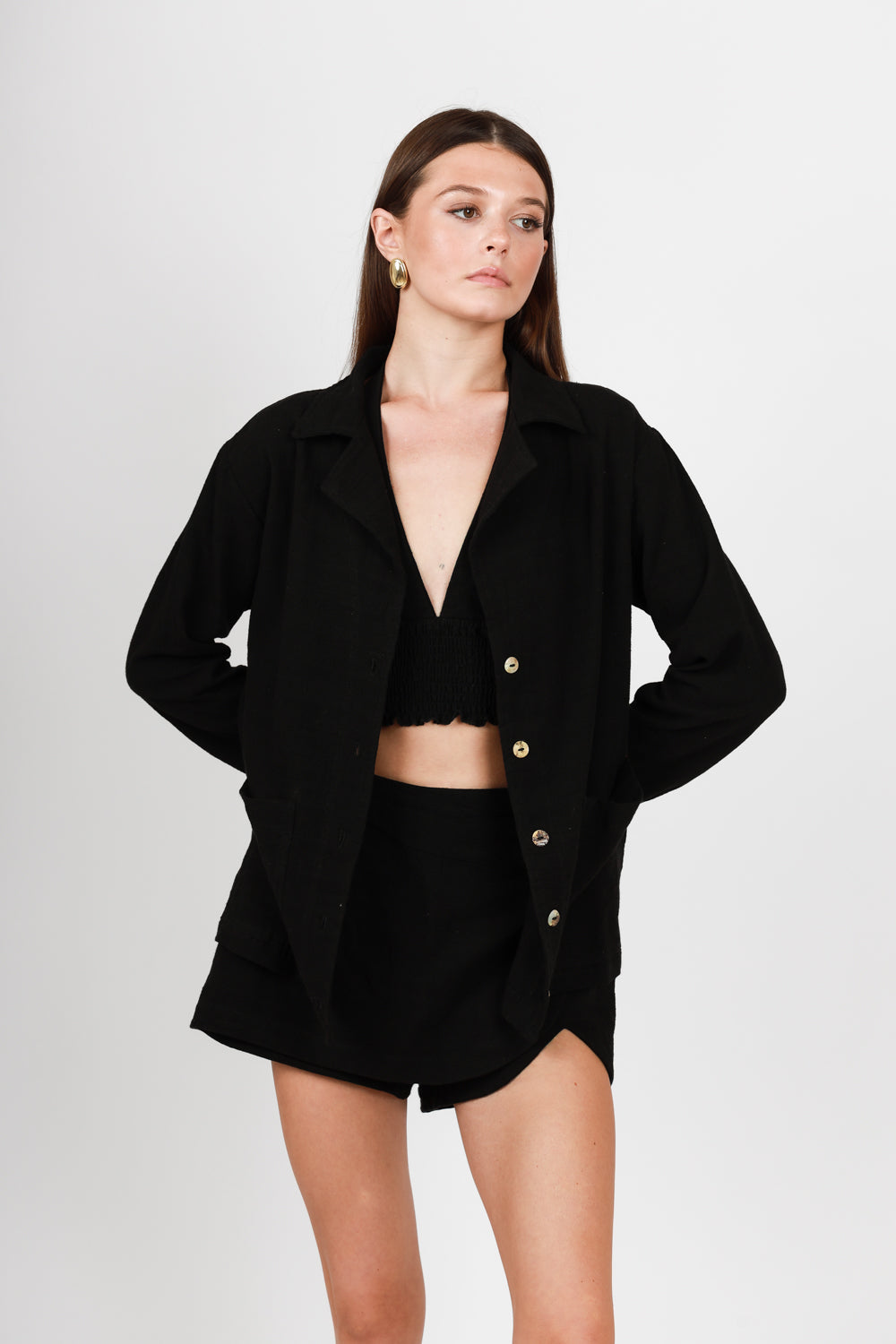 Blazer Montaña Oversized con Botones