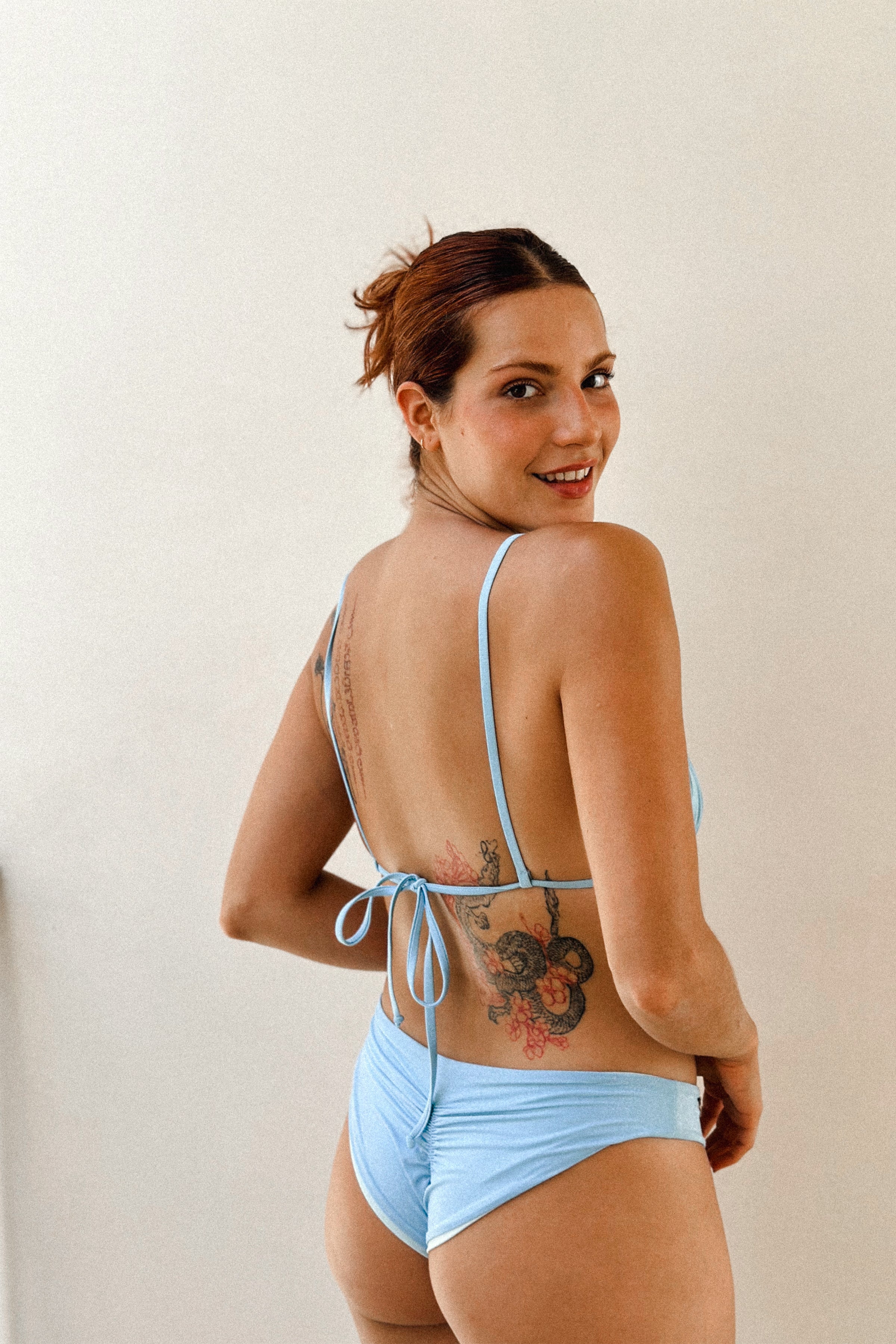 Grace Bikini Bottom with Glitter "Tropical Shine"