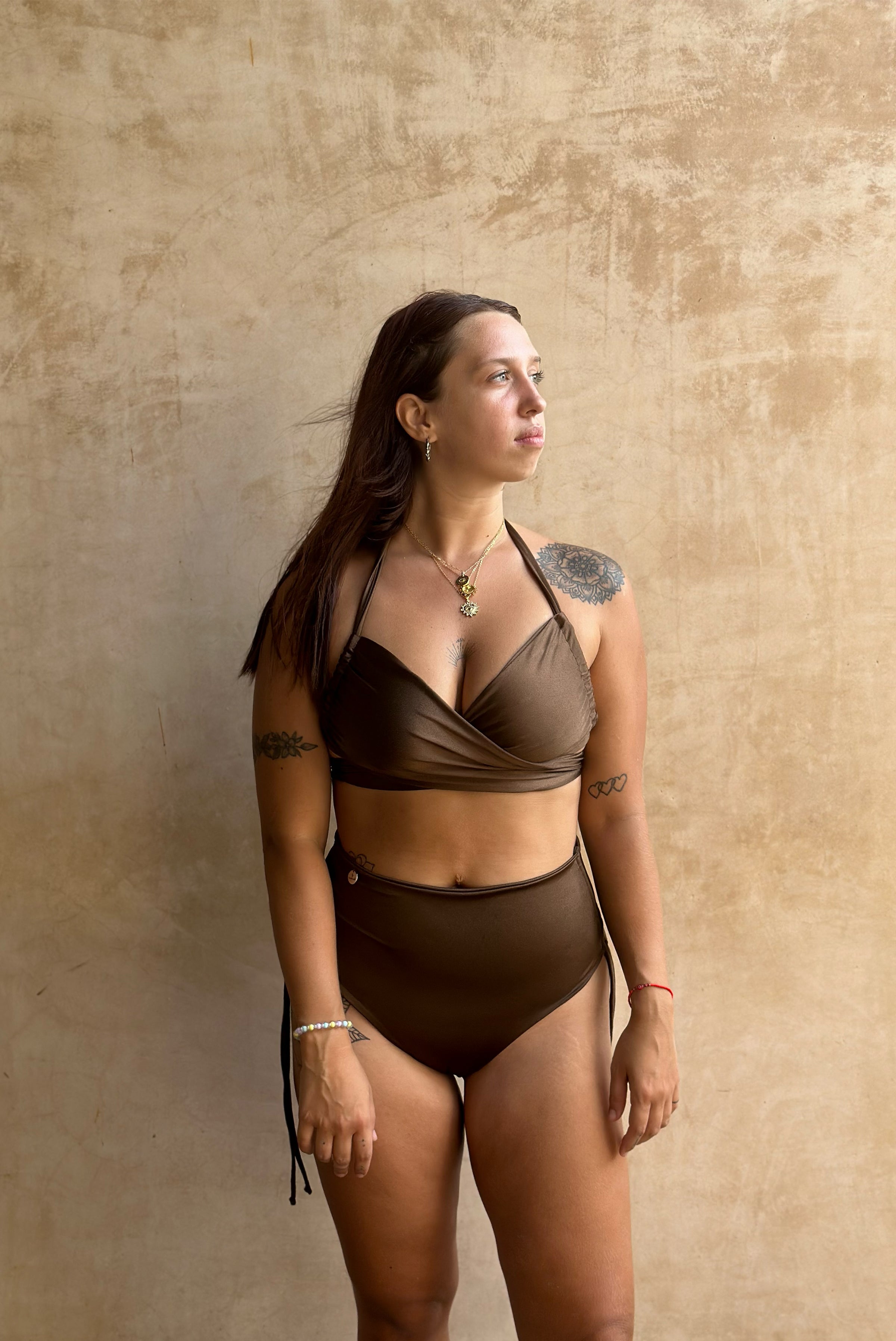 Bottom de Bikini Renata con Tiro Alto