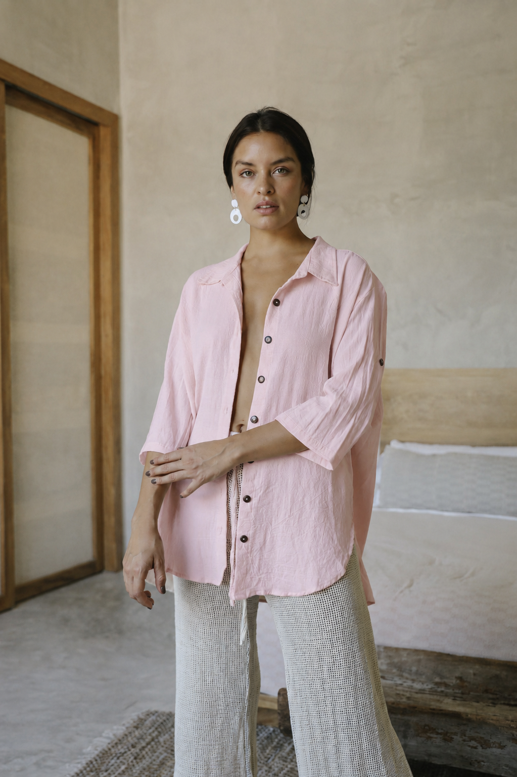 Camisa Gala de Manta Cotton Estilo Oversize