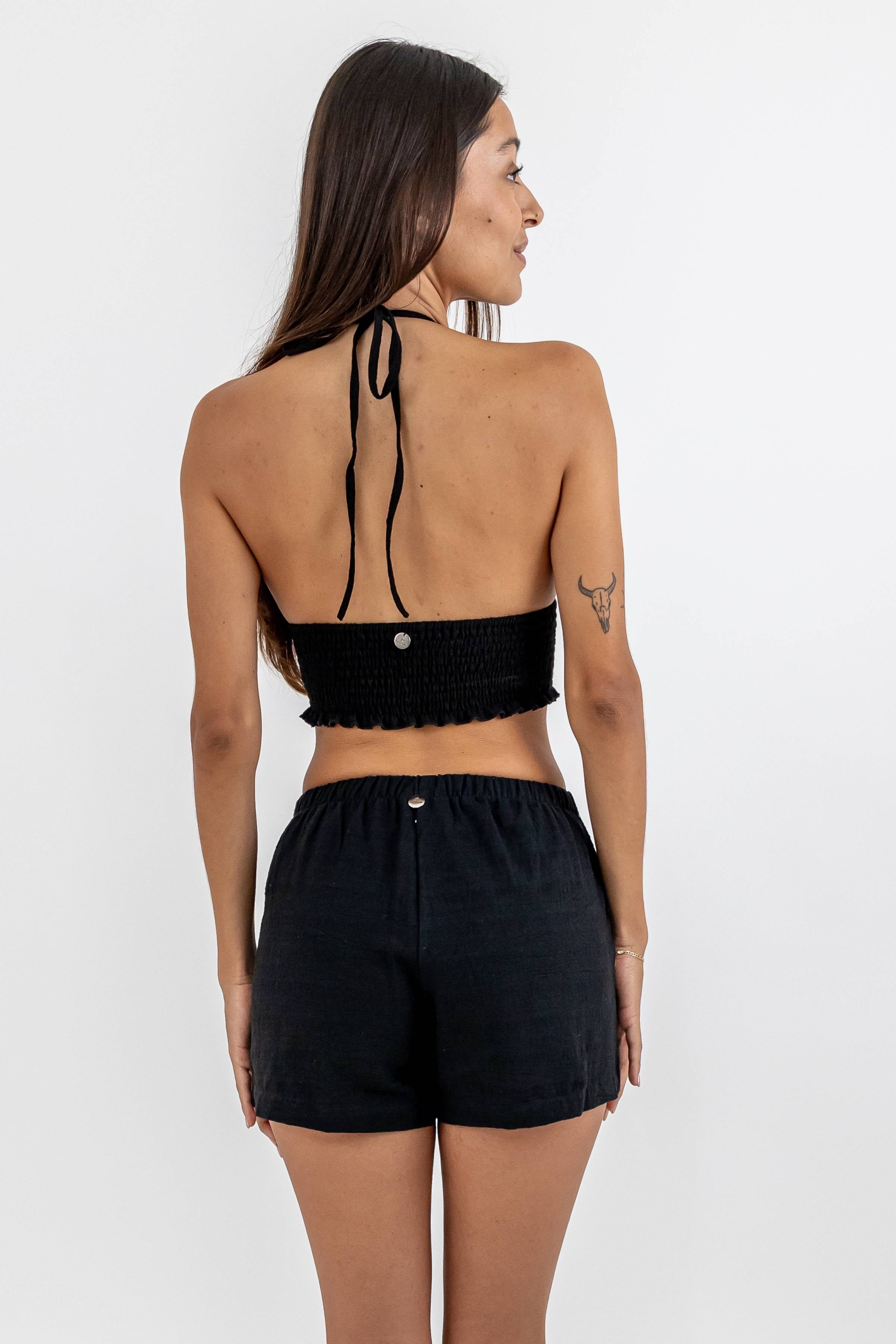 Falda Short Bosque con Ajuste en Cintura
