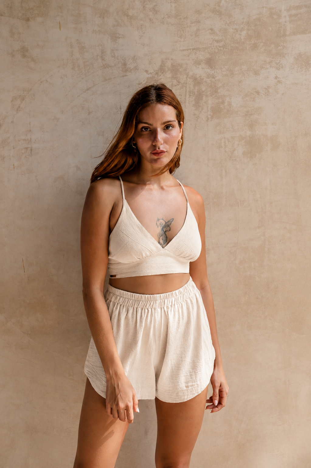 Set Top of Linen Hana with Shorts Kaira