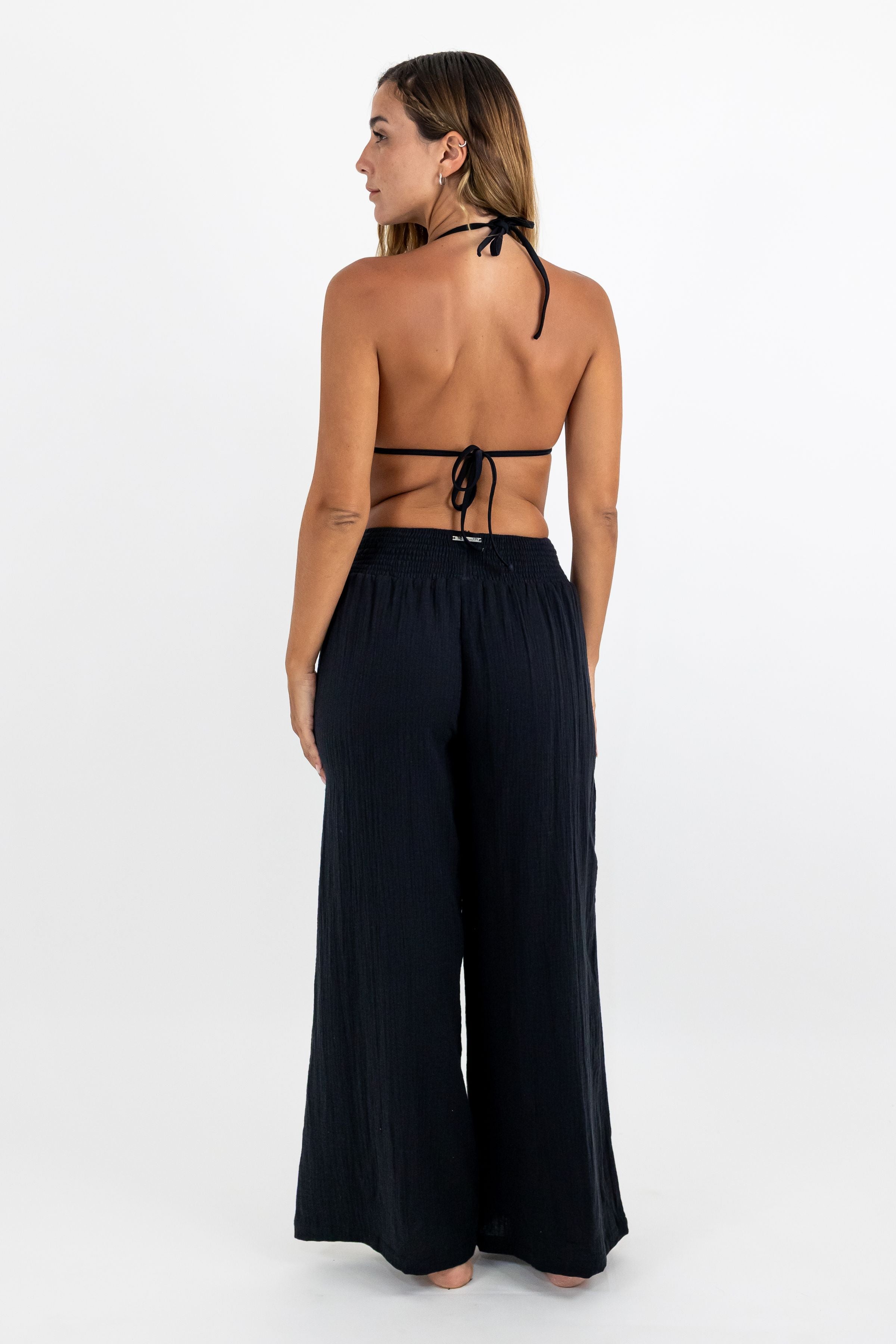 Mara de Bambilina High-Waisted Long Pants