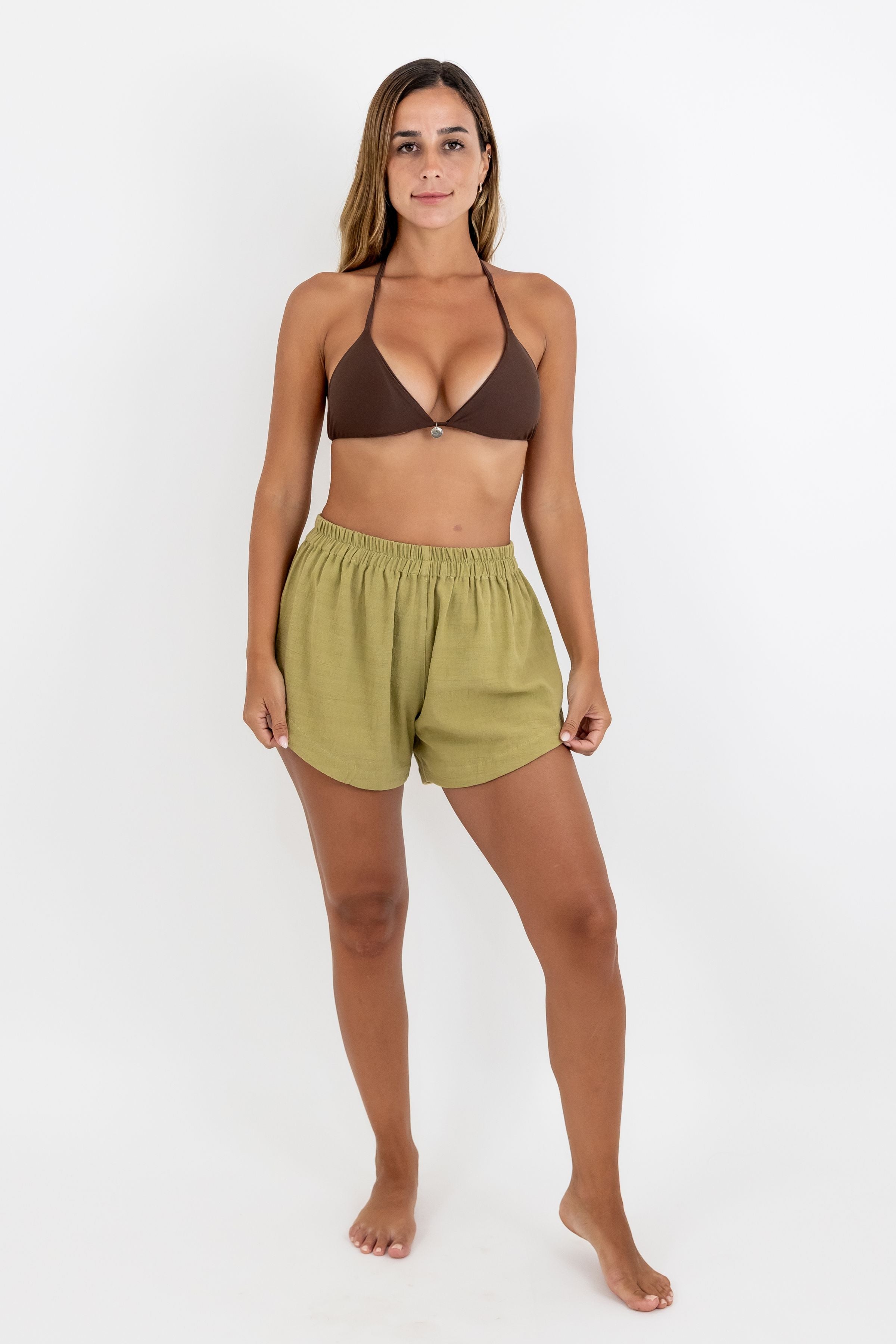 Short Kaira de Manta Cotton con Elastico