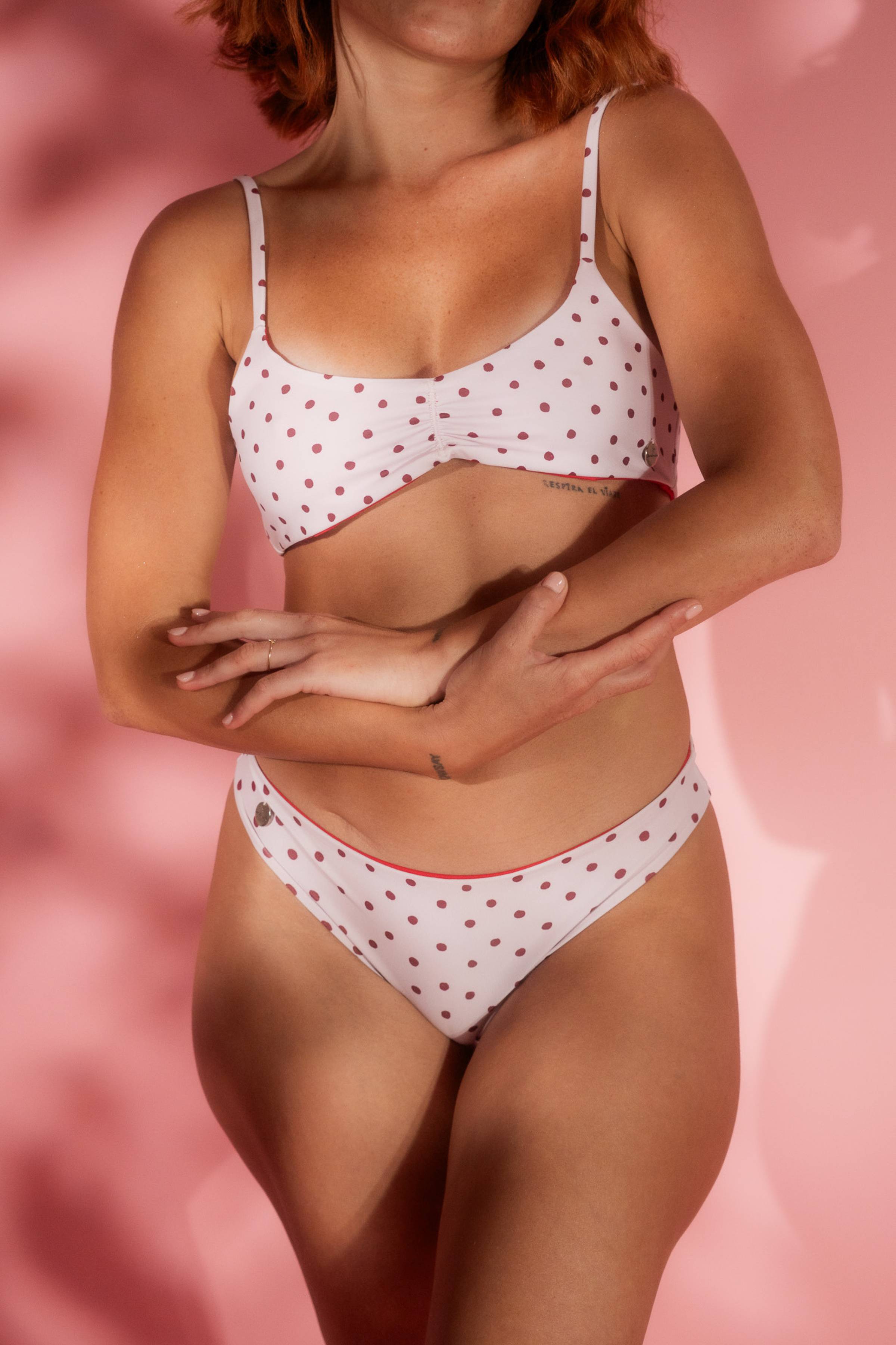 Top Luz Bikini con Frunce Ajustable Sandmade