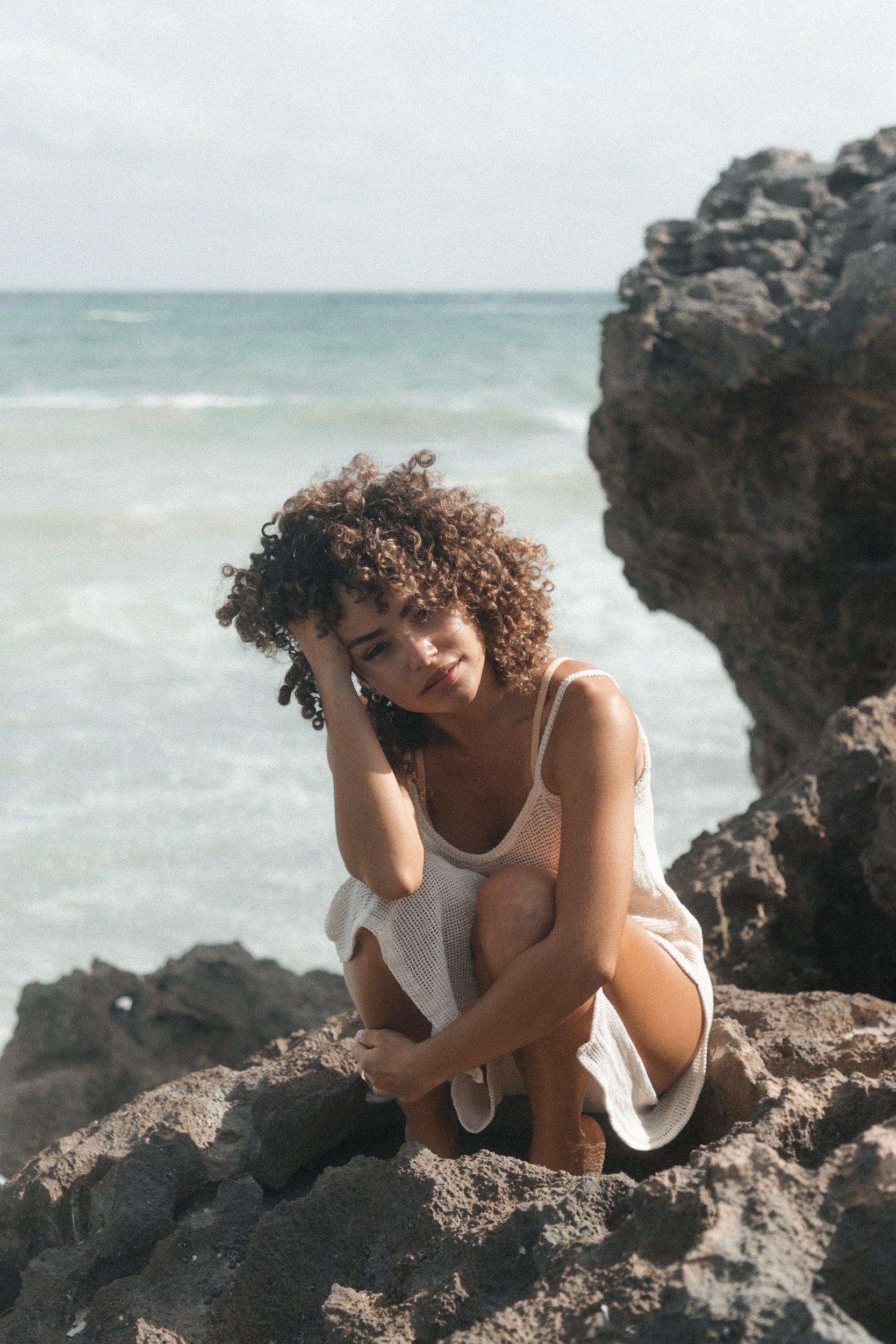 Midi Style Net Dress Alba