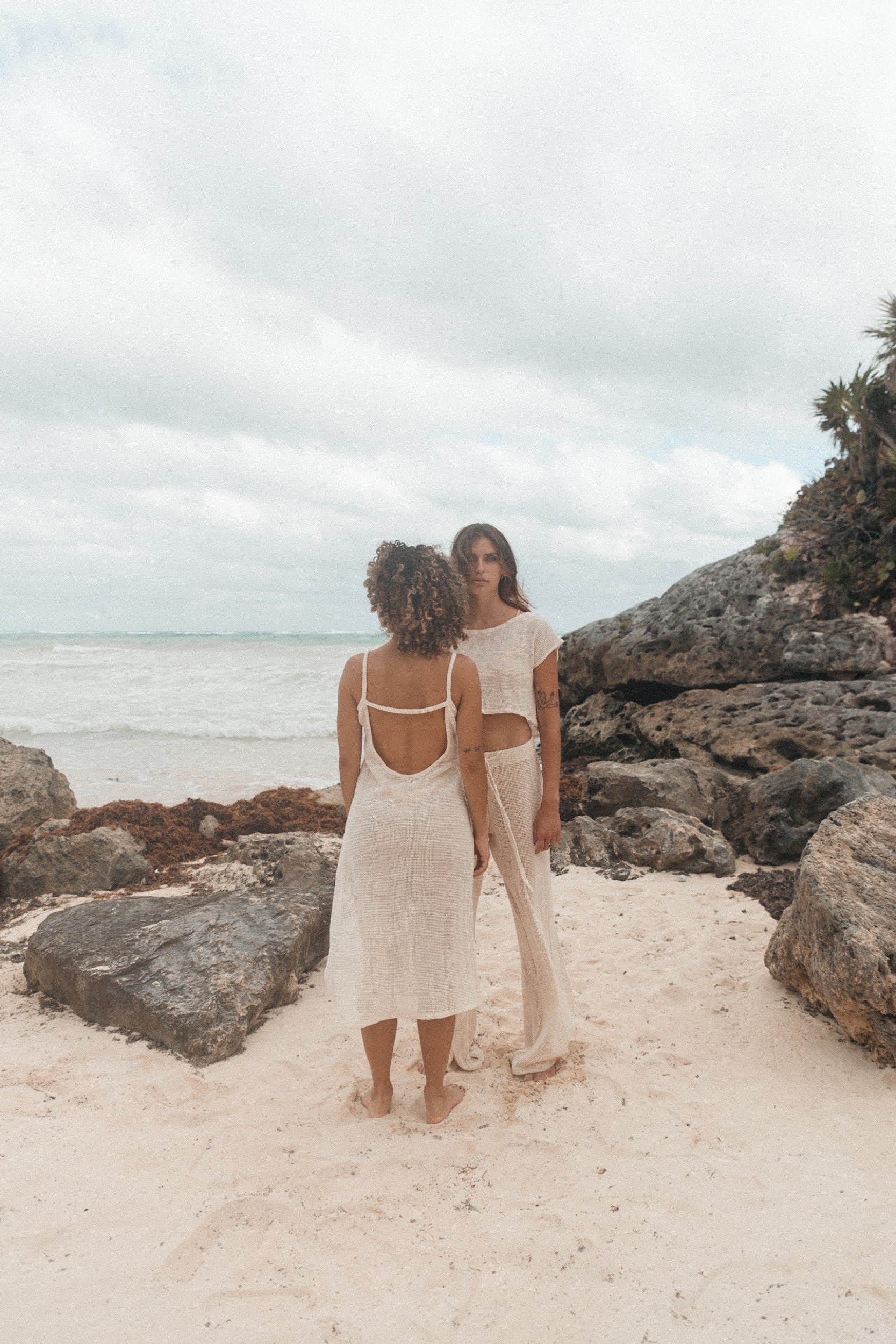 Midi Style Net Dress Alba