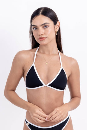 Sports Style Bikini Top with V Neckline Luna