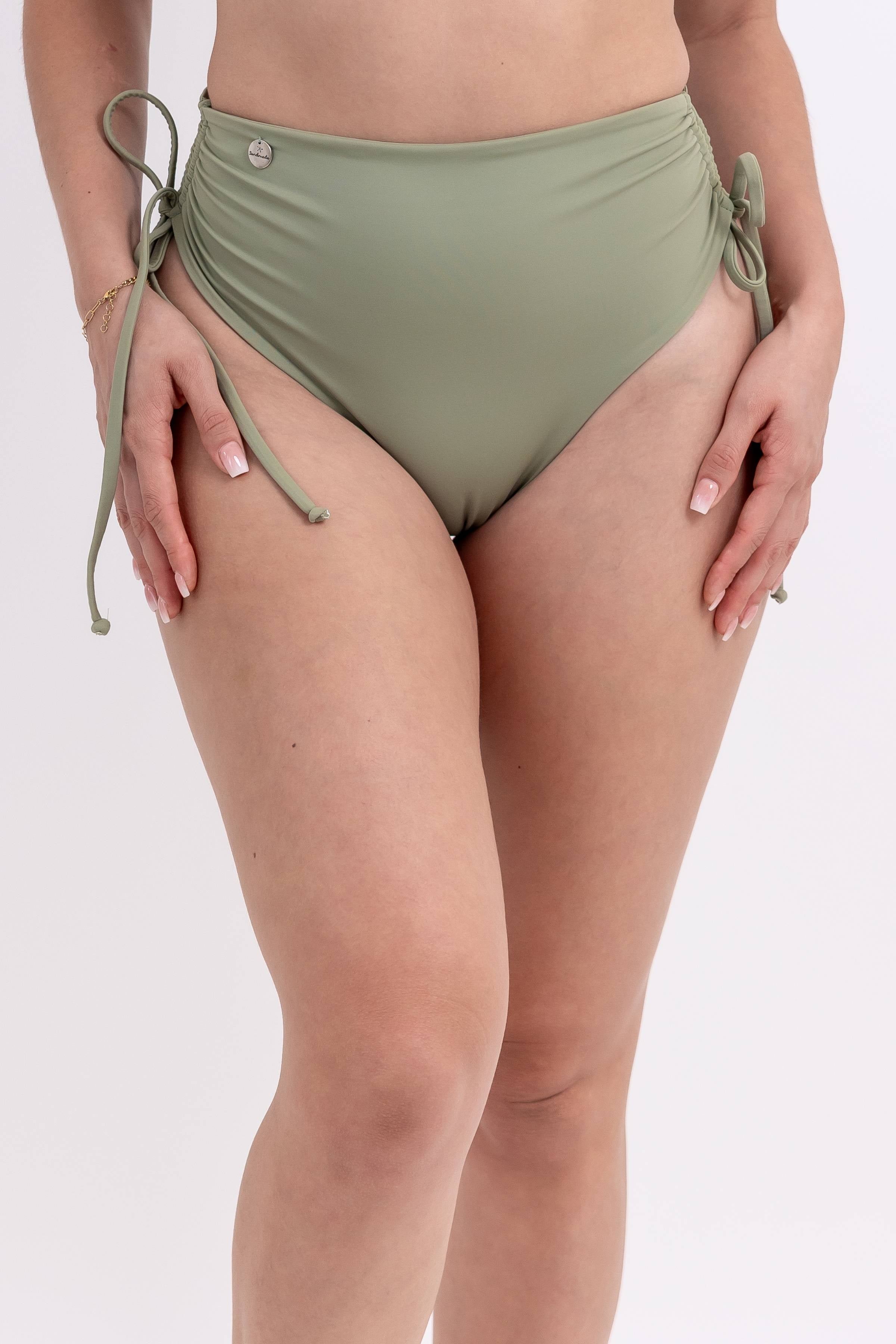 Bottom de Bikini Renata con Tiro Alto Sandmade