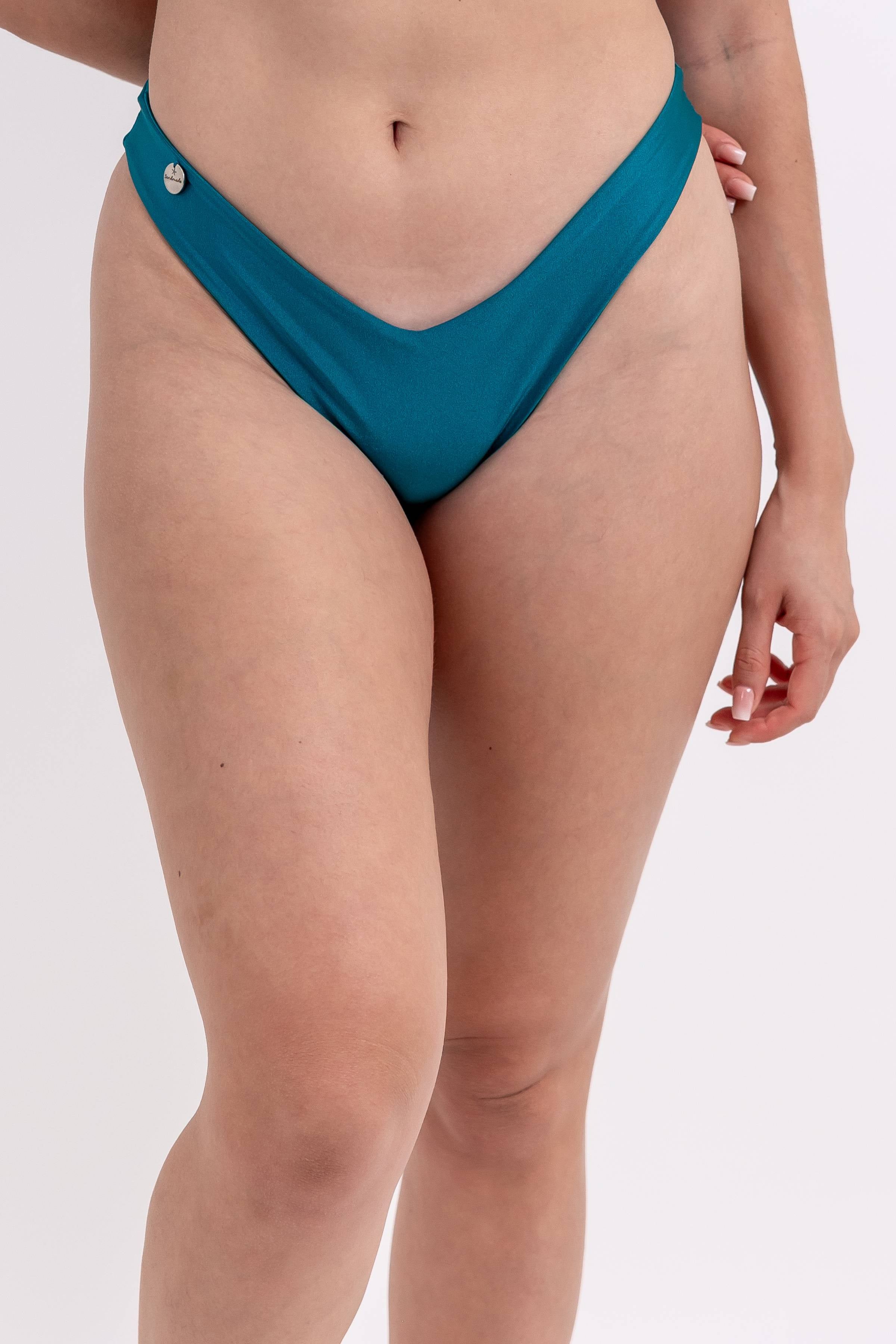 Bottom de Bikini Vianca con Tiro Alto Sandmade
