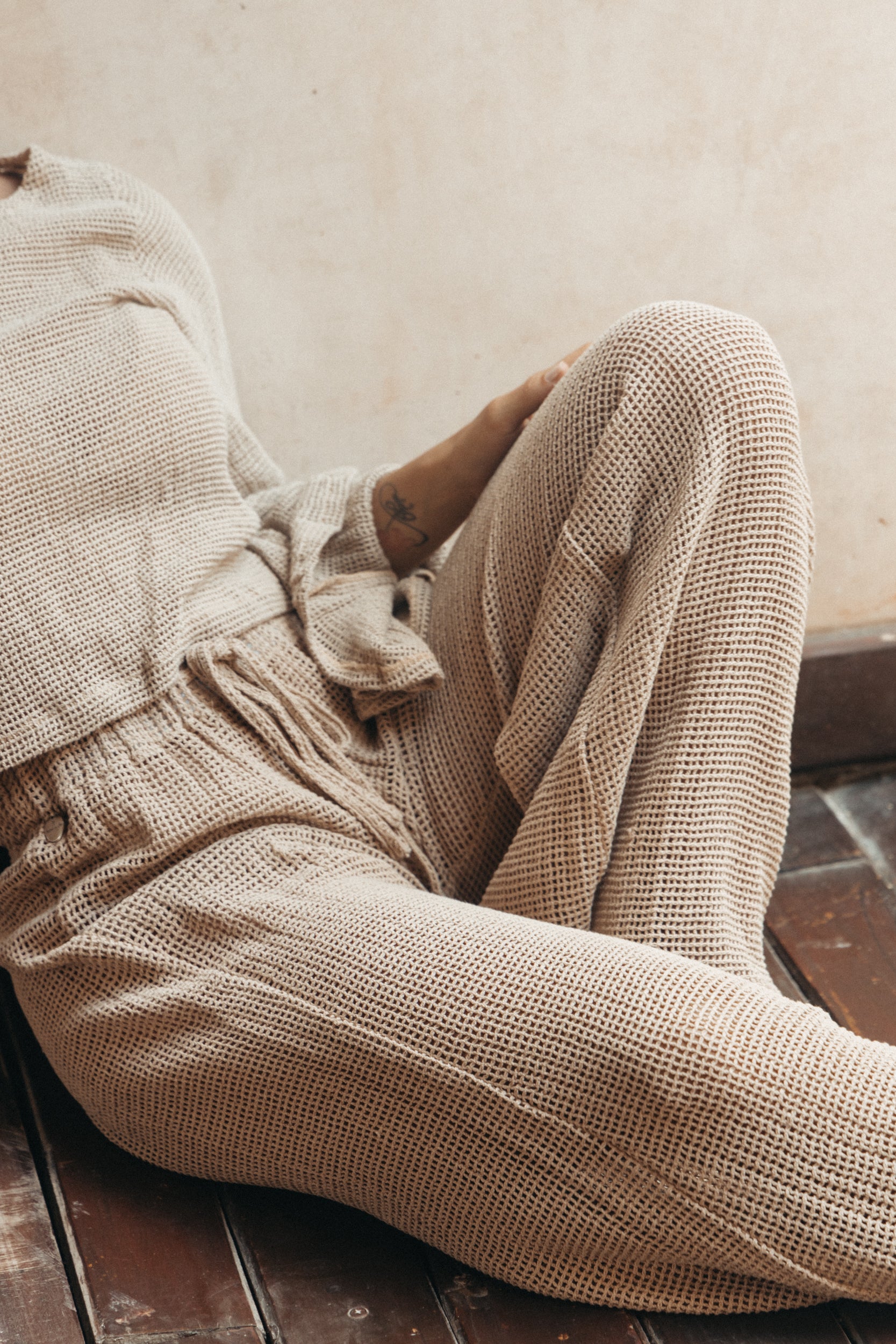 Pantalon Tanit de Red Largo Acampanado