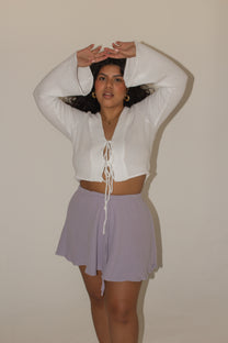 Oriana Short Cotton Skirt