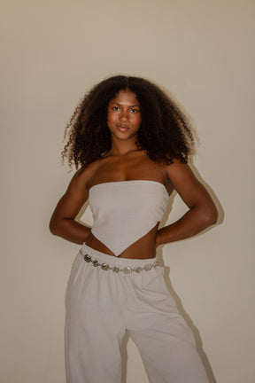 Amalia Strapless Muslin Top