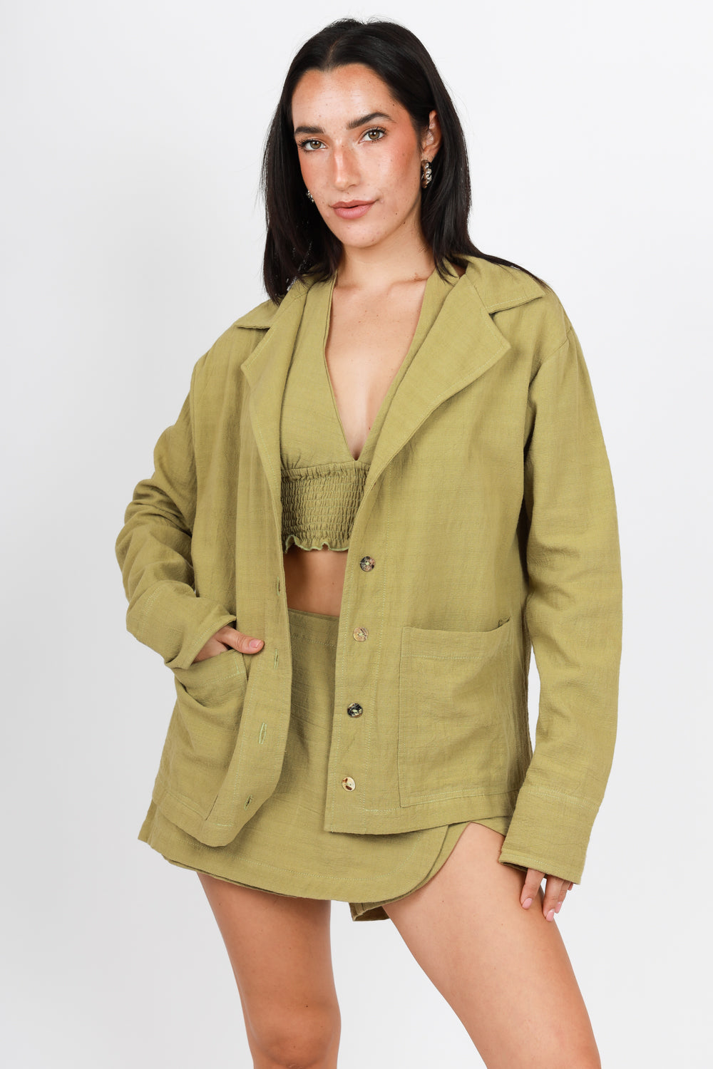 Blazer Montaña Oversized con Botones