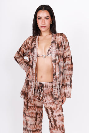 Erosion Desert Mesh Oversized Kimono