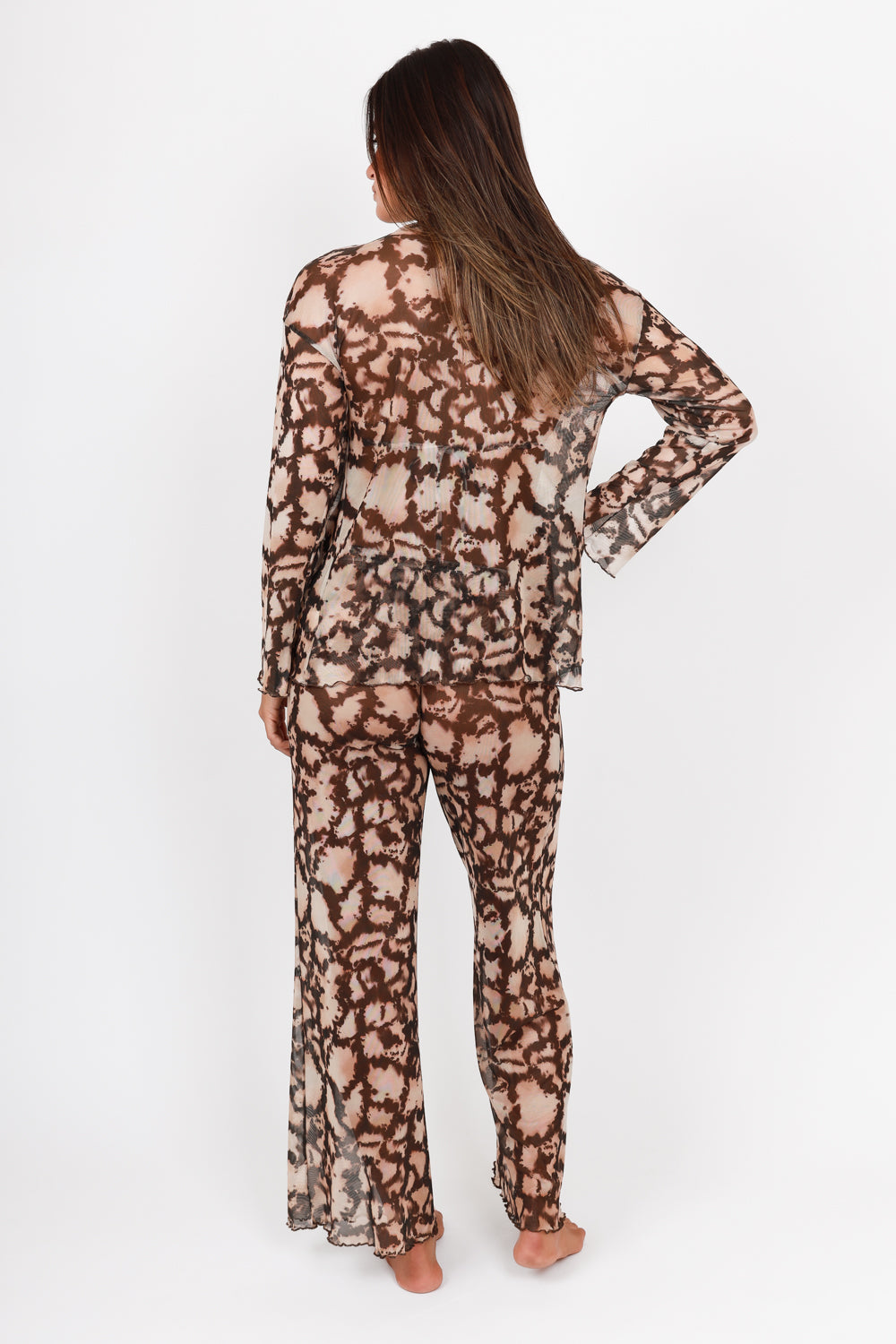 Kimono De Mesh Desierto Overesized Territorio