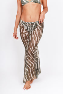 Lake Mesh Mermaid Skirt Tide