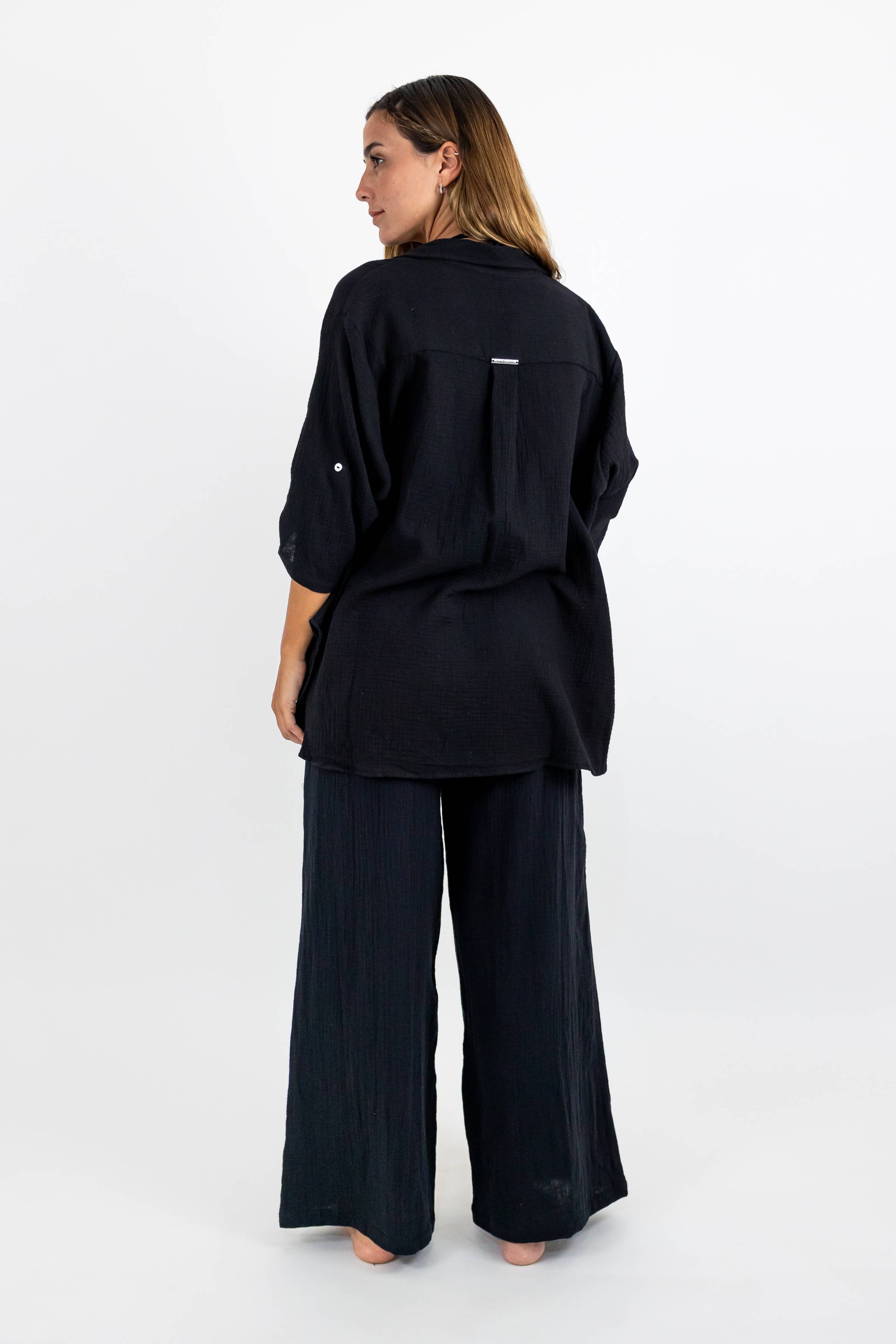 Camisa Gala de Baby Cotton Estilo Oversize