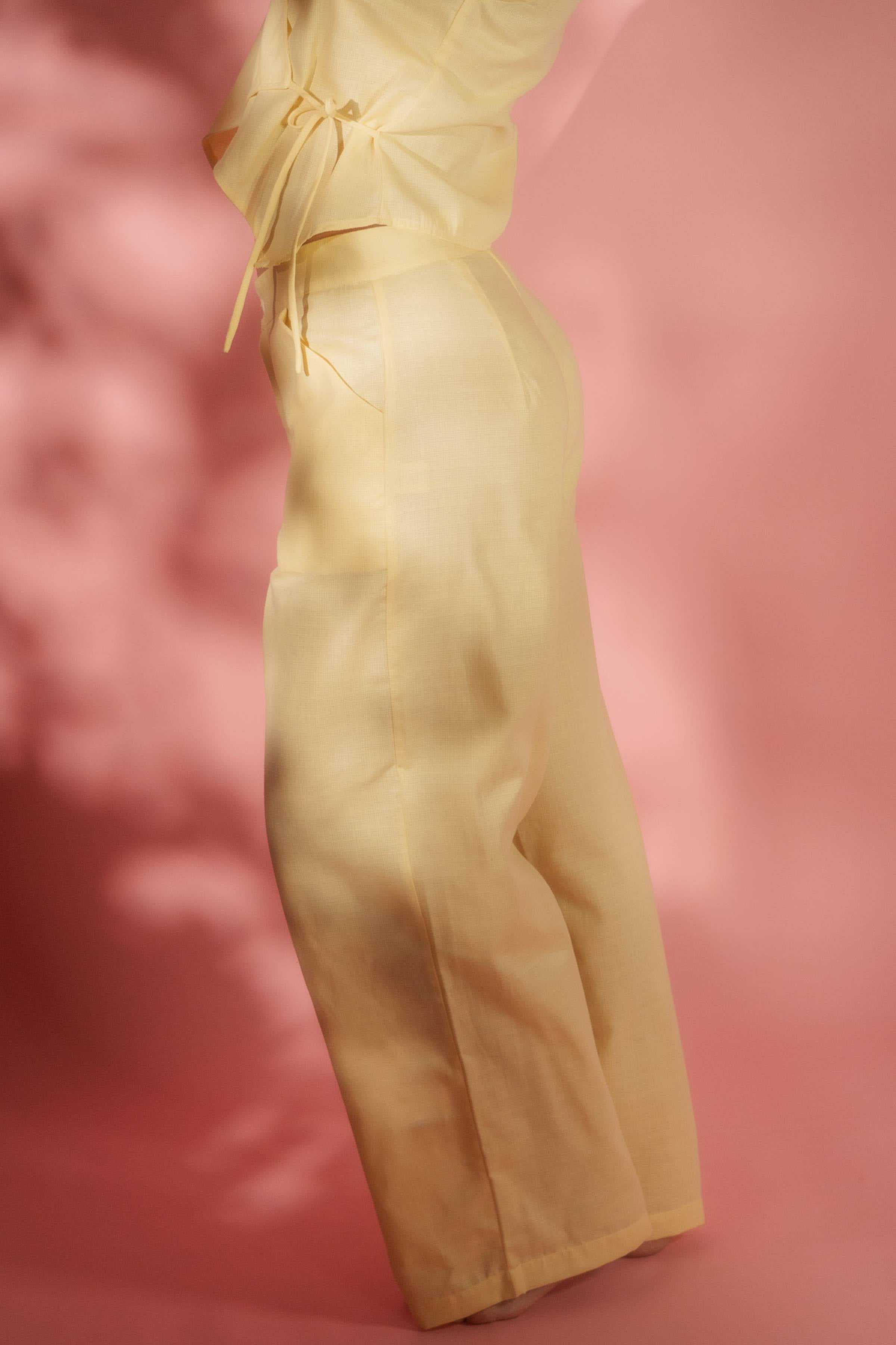 Pantalón Secreto de Lino Corte Sastre Sandmade