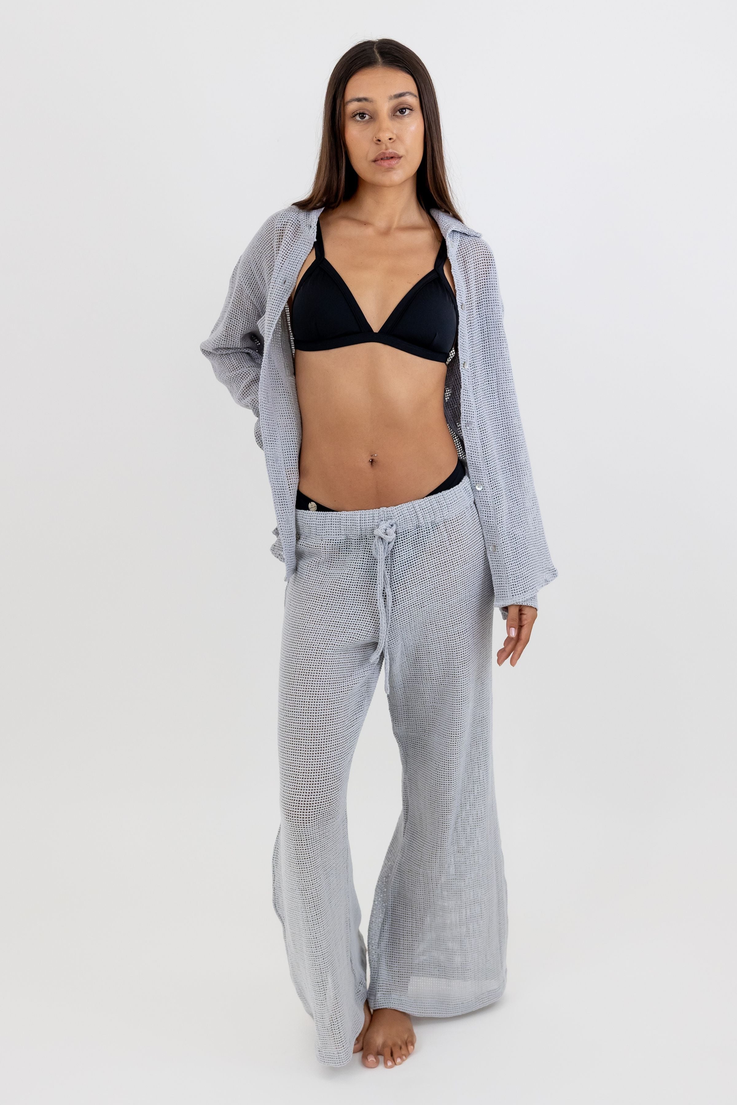 Pantalon Tanit de Red Largo Acampanado