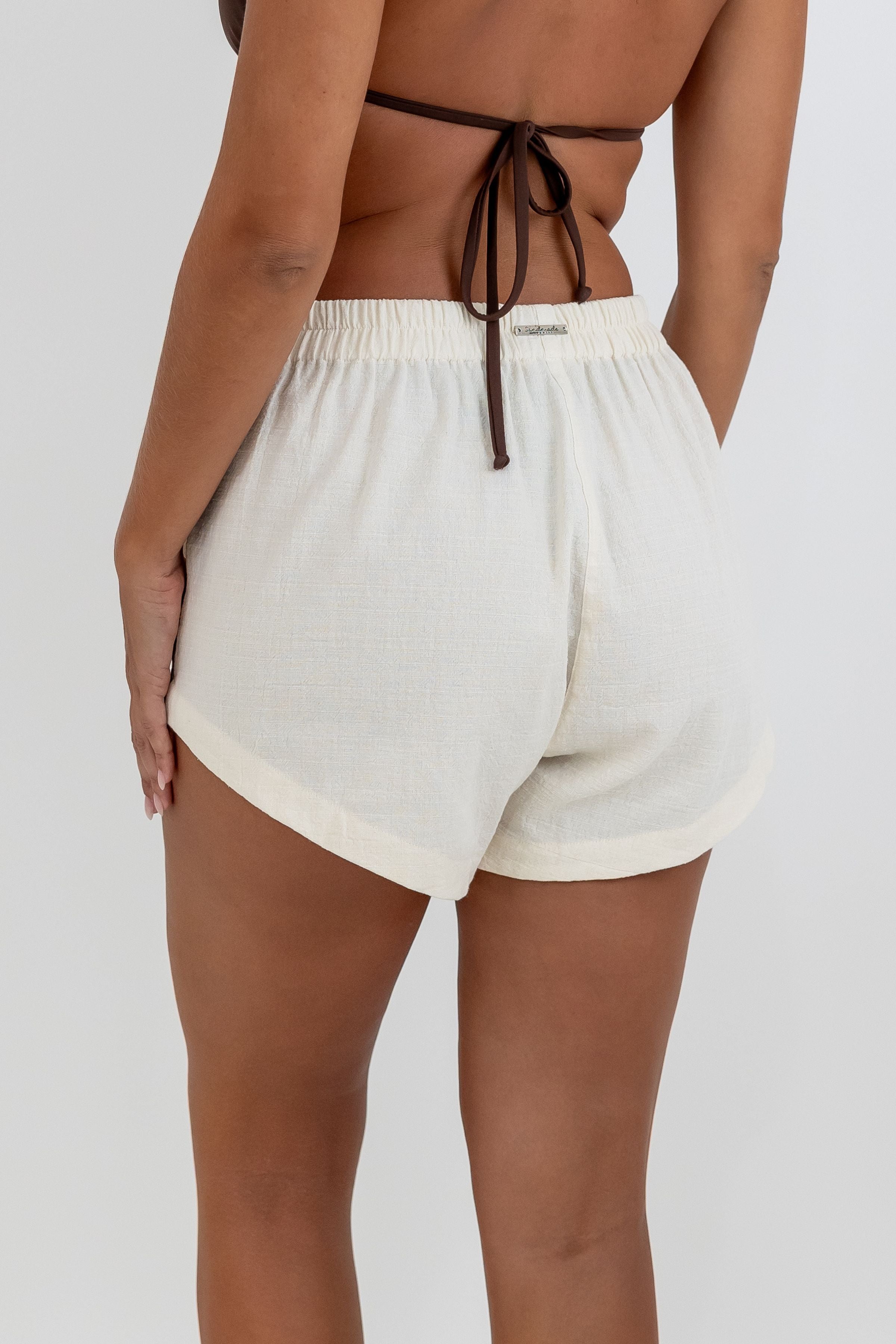 Short  Kaira de Manta Cotton con Elastico