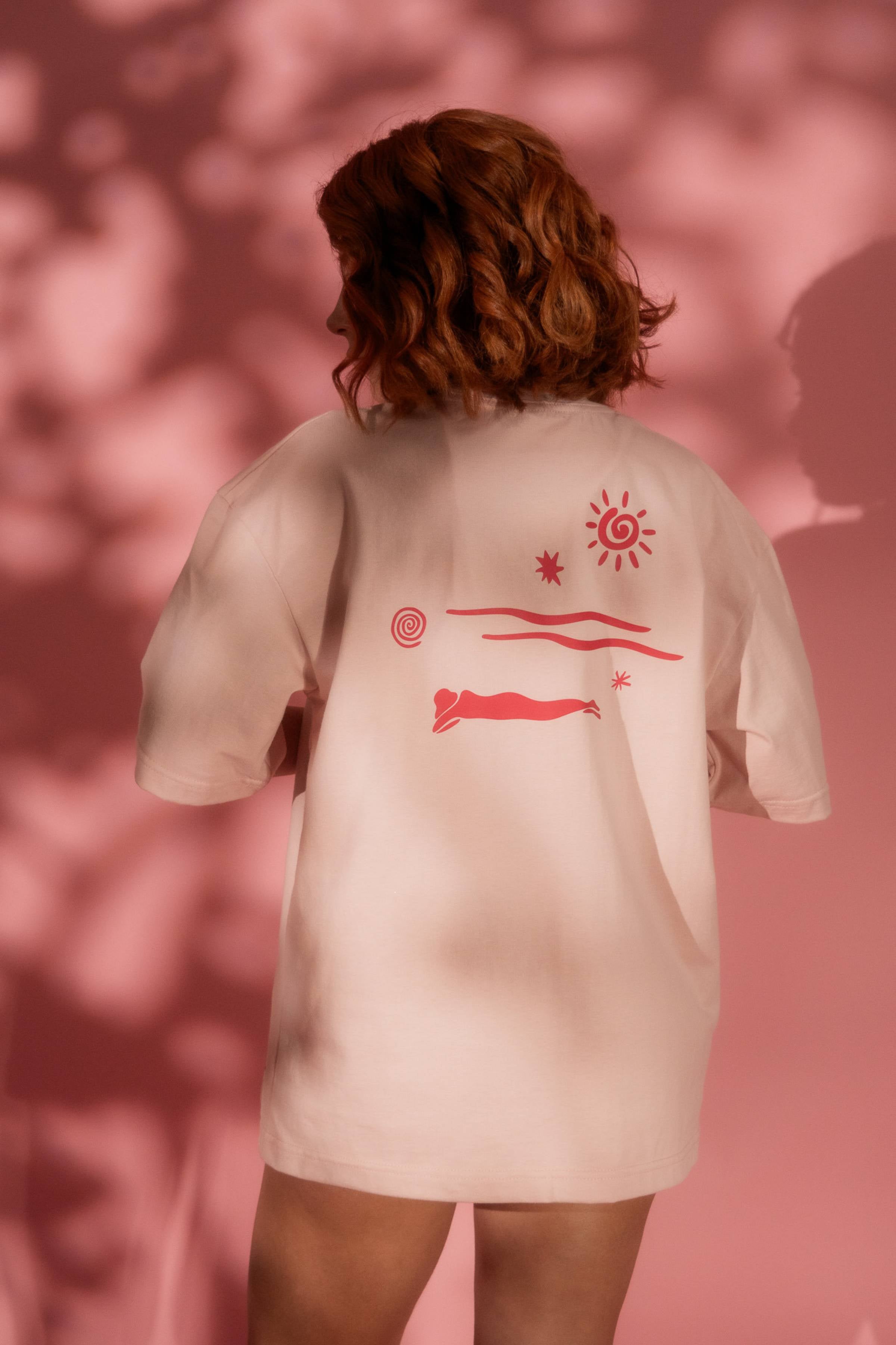 T-Shirt Calma Algodón Oversize Sandmade