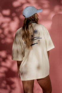 T-Shirt Calma Cotton Oversize Sandmade