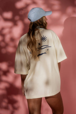 T-Shirt Calma Cotton Oversize Sandmade