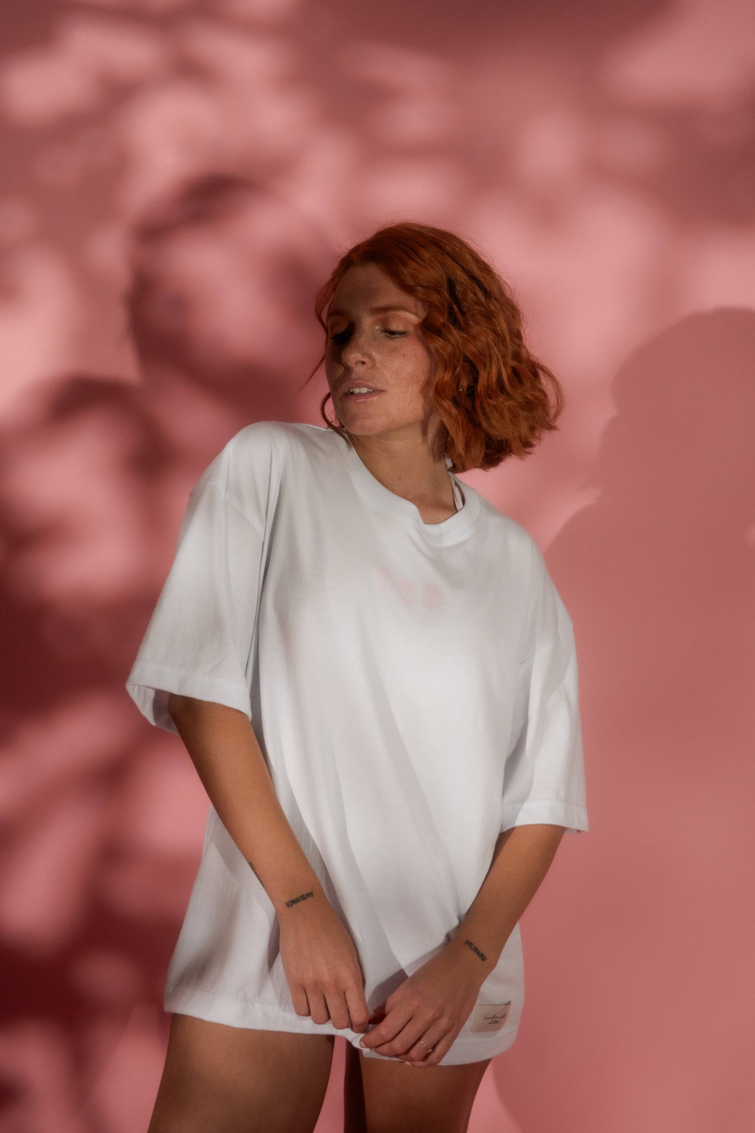 T-Shirt Rocio Algodón Oversize Sandmade